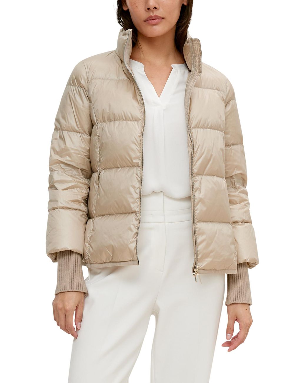 Beige Comma Daunenjacke GrÃ¼n Abercrombie Dicke Steppjacken Tolle