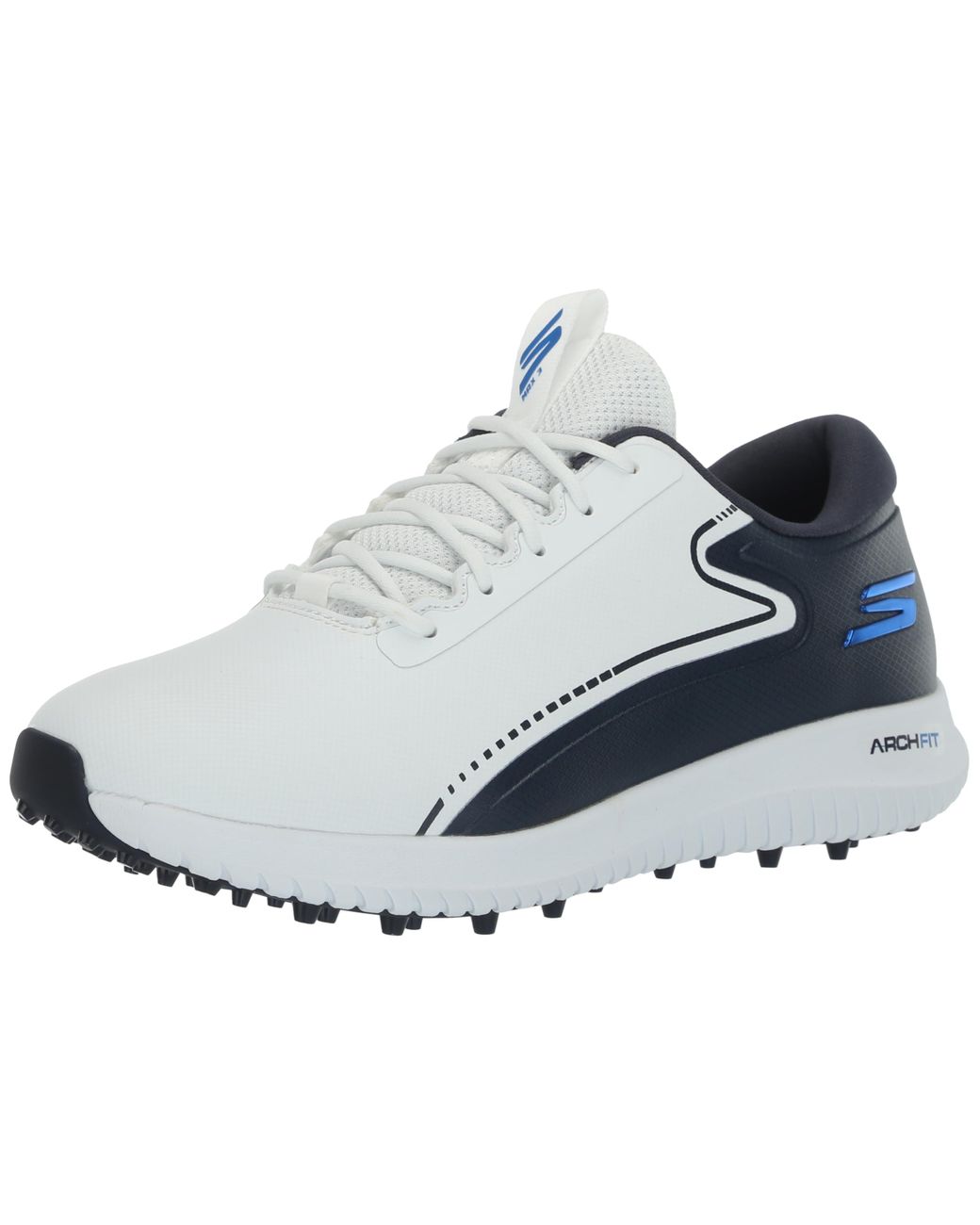Skechers Max 2 Arch Fit Waterproof Spikeless Golf Shoe Sneaker in White for  Men | Lyst