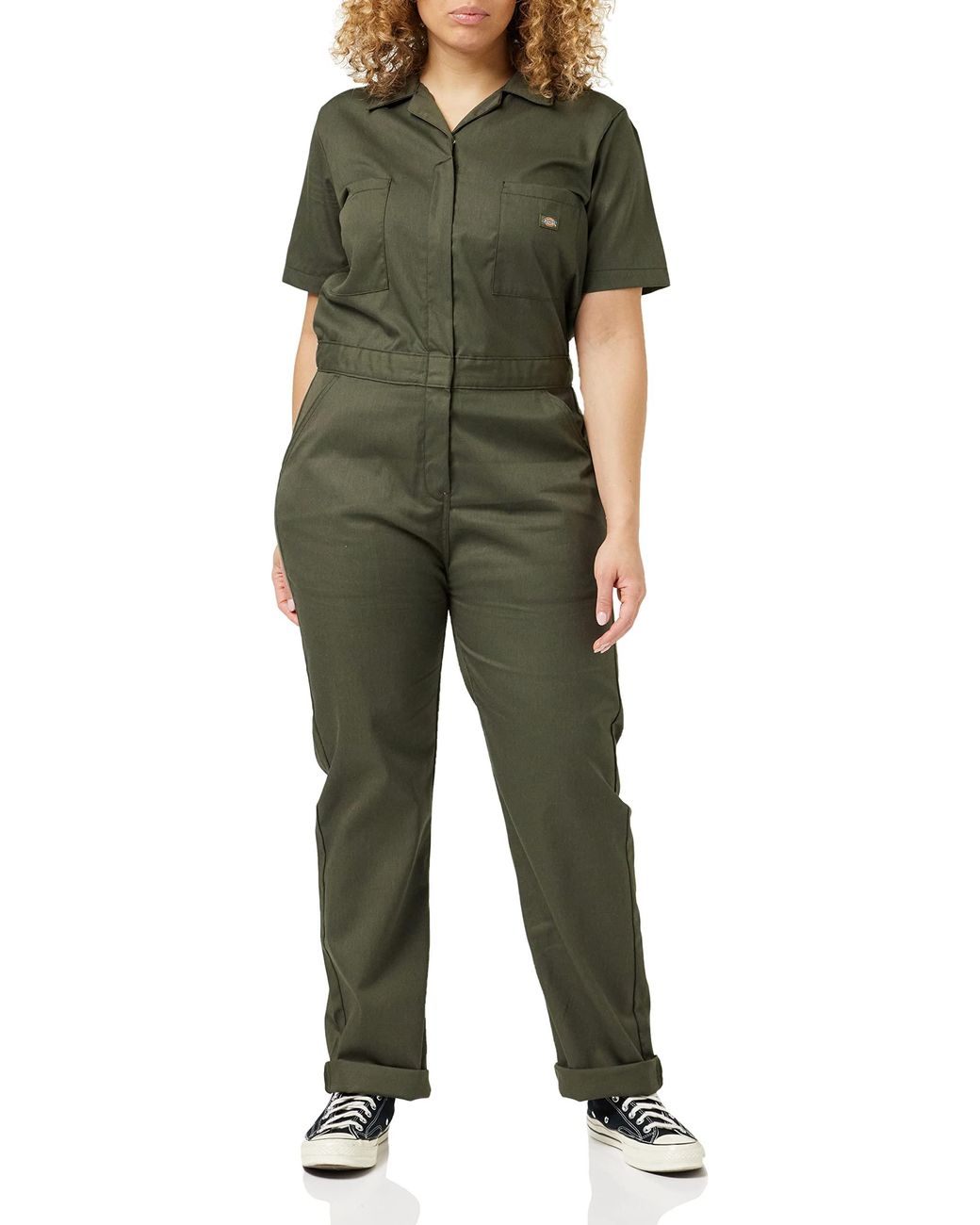 Dickies Short Sleeve Flex Coverall in Green Lyst