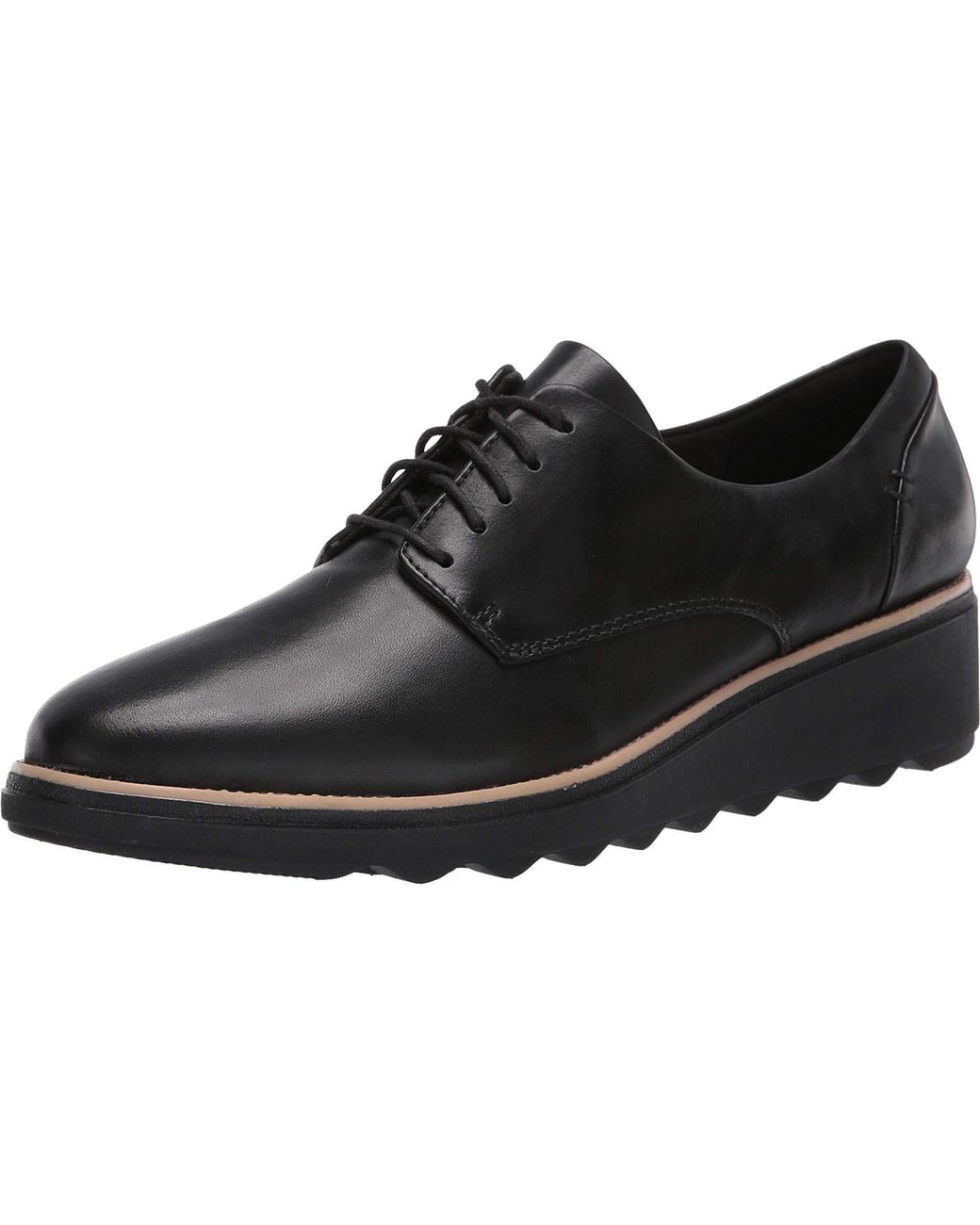 Clarks Sharon Noel Oxford in Black Lyst UK