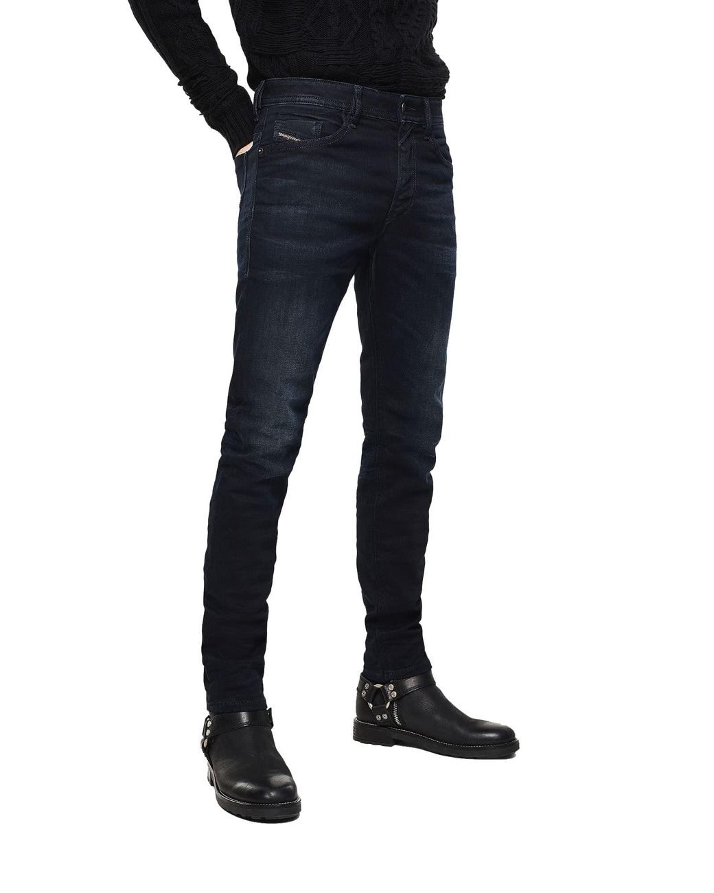 DIESEL Thommer 084ay Jeans Regular Slim Skinny in Blue for Men | Lyst UK
