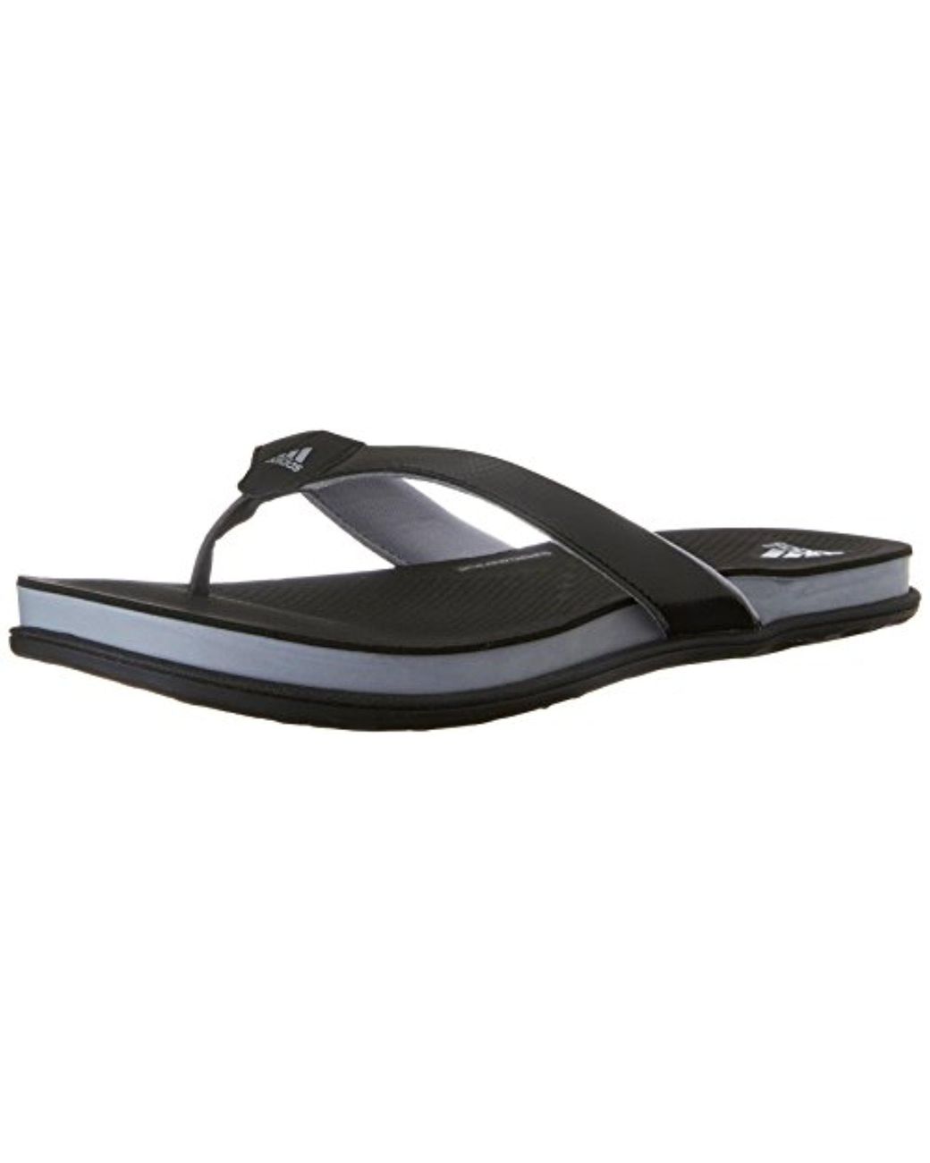 adidas Supercloud Plus Thong Athletic Slide Sandals in Black | Lyst