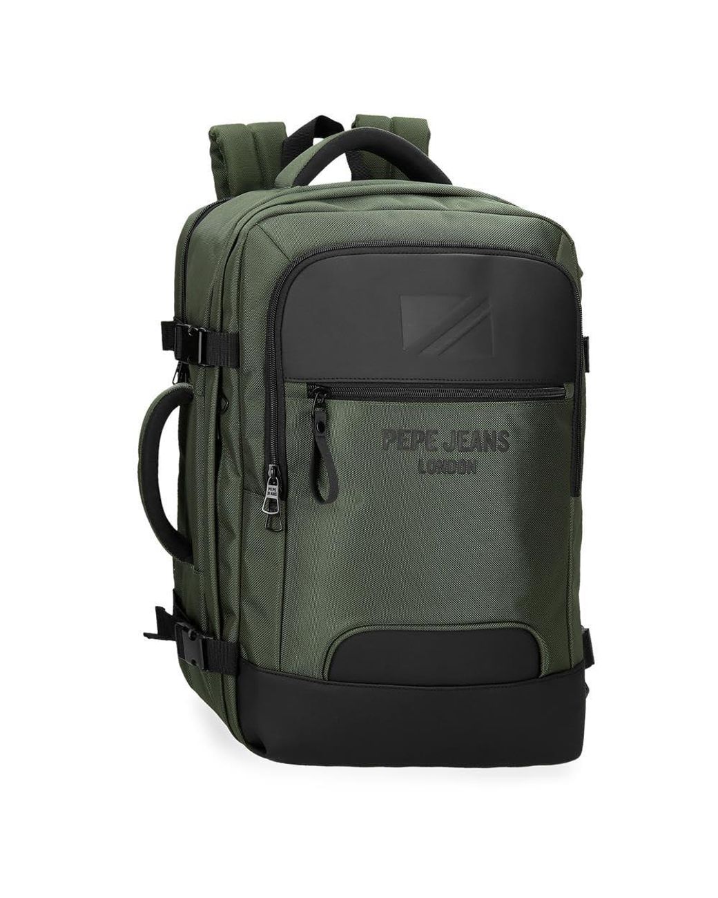 Pepe Jeans Bromley Cabin Backpack Laptop 15.6 Inch Green 30x44x18cm Polyester Hand Luggage for Men Lyst UK