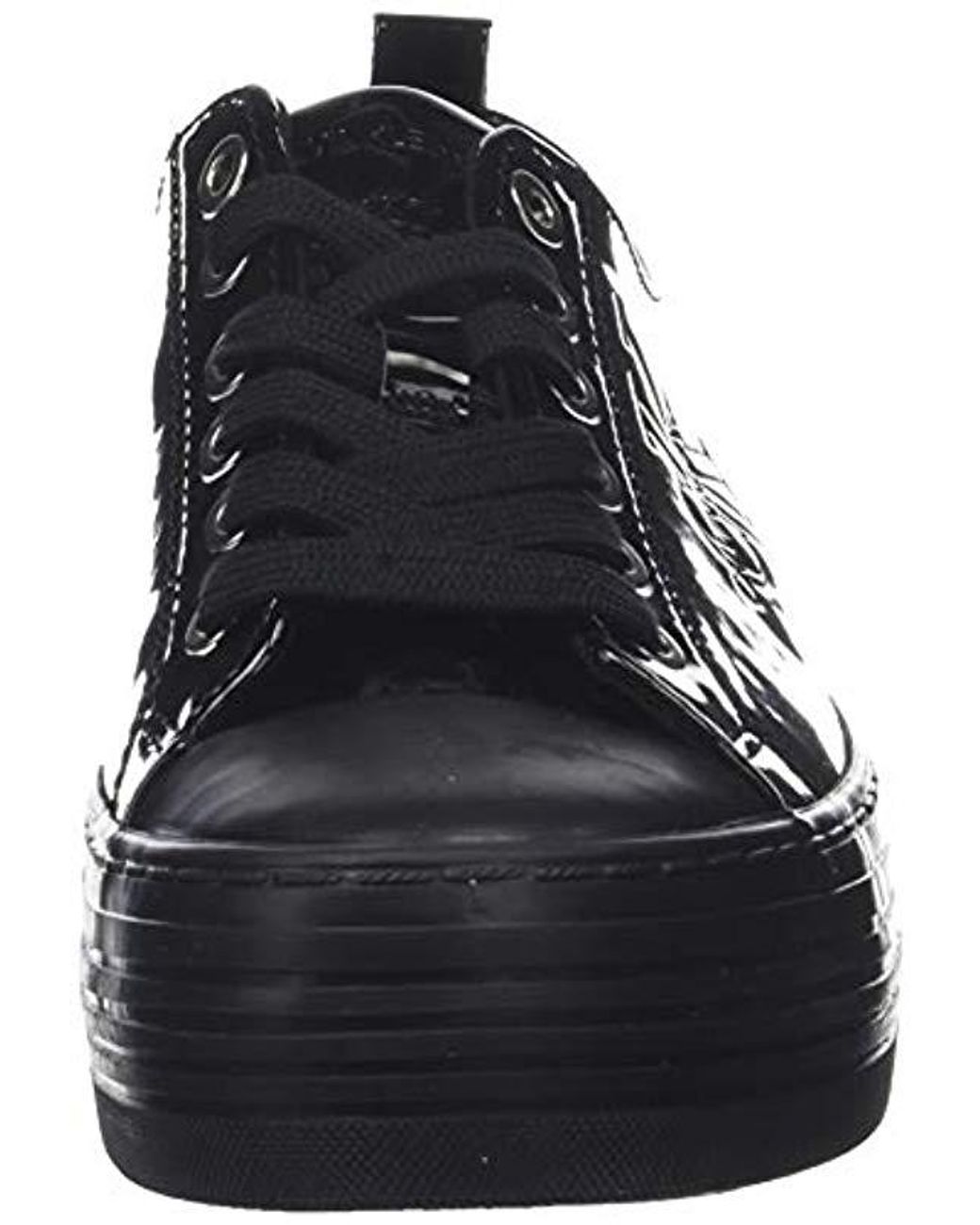 Calvin Klein Damen Zolah Patent Sneaker in Schwarz | Lyst DE