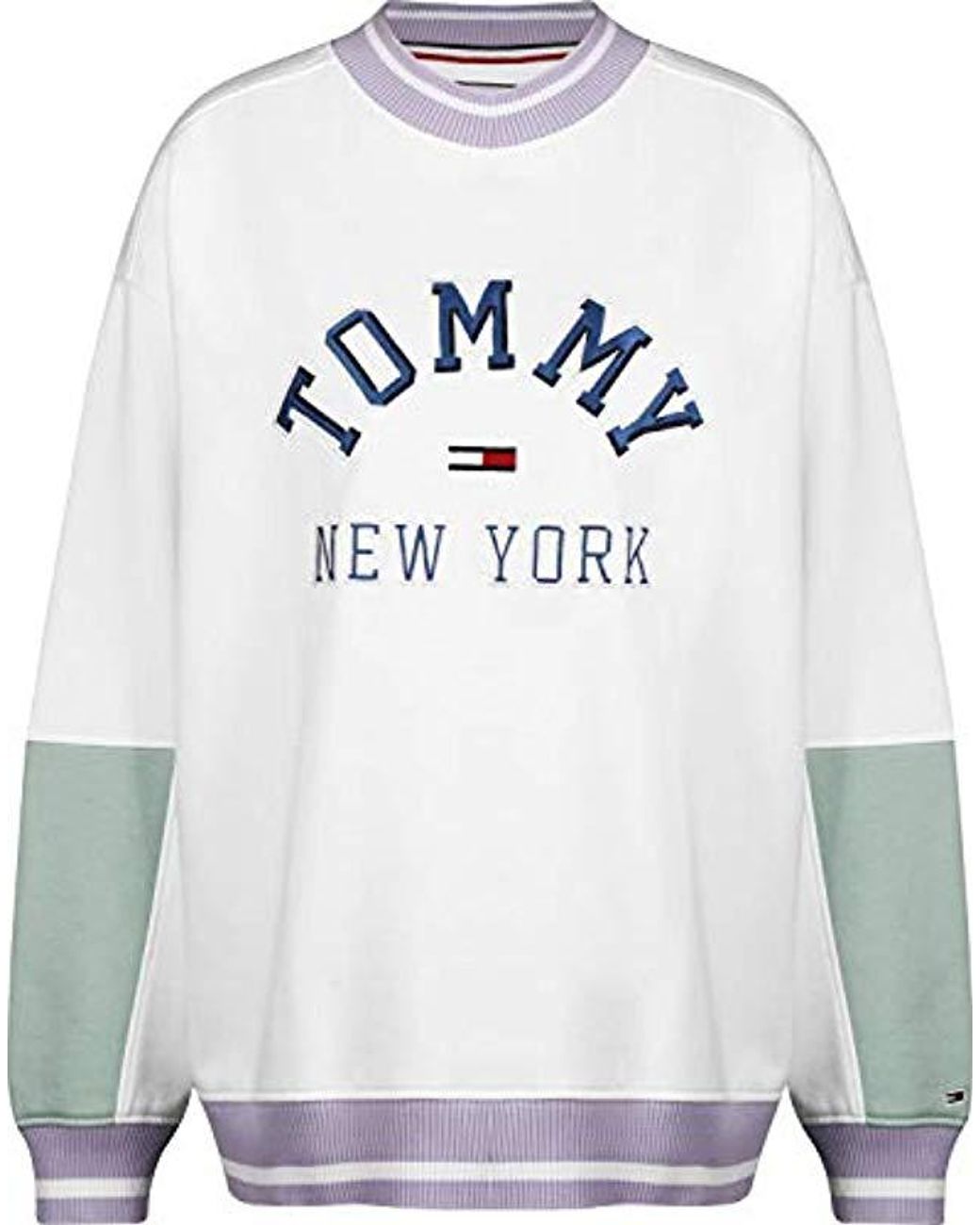 Tommy Hilfiger Damen Sweatshirt in Weiß | Lyst DE