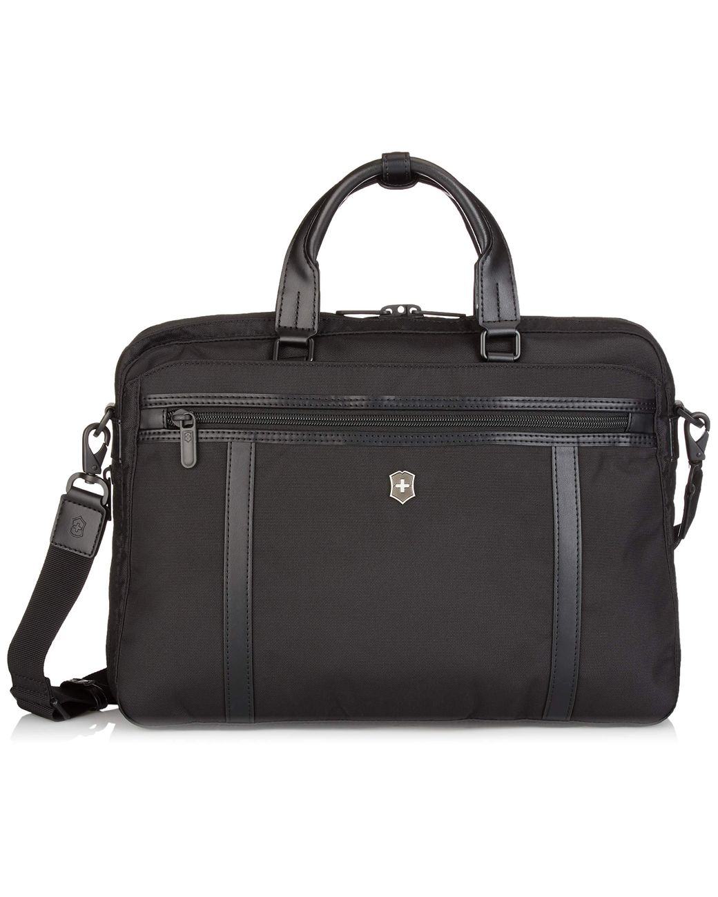 victorinox leather briefcase