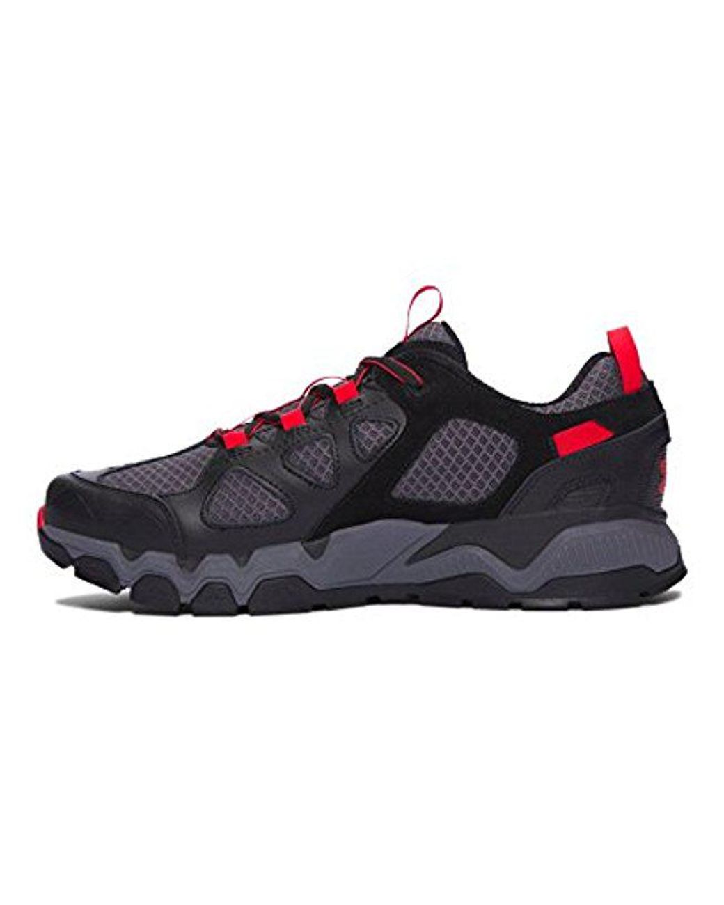 Under Armour Suede Mirage 3.0 Hiking Shoes in Black/Gray/Red (Red) for Men  | Lyst