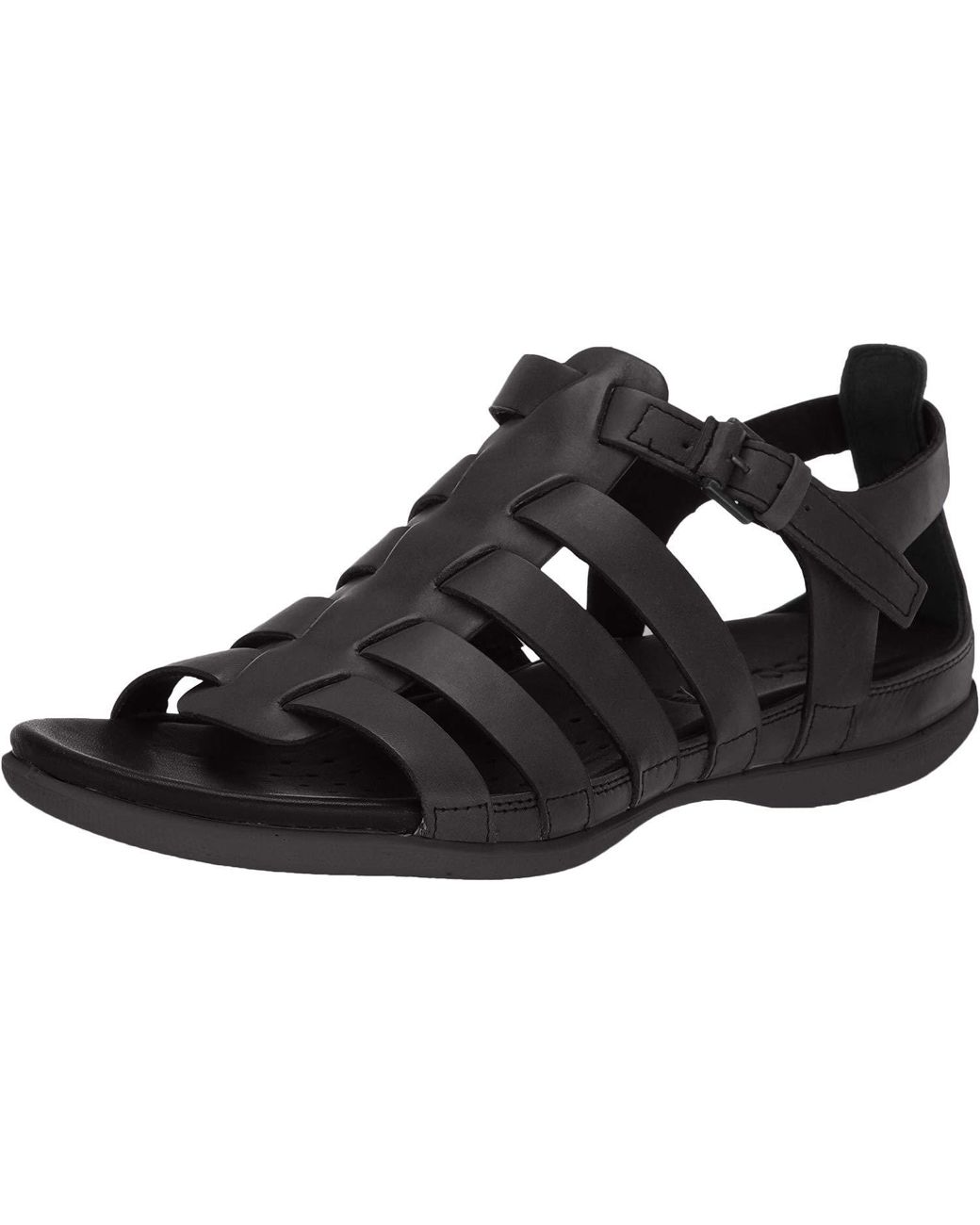 Ecco Flash Strappy Sandal in Black | Lyst