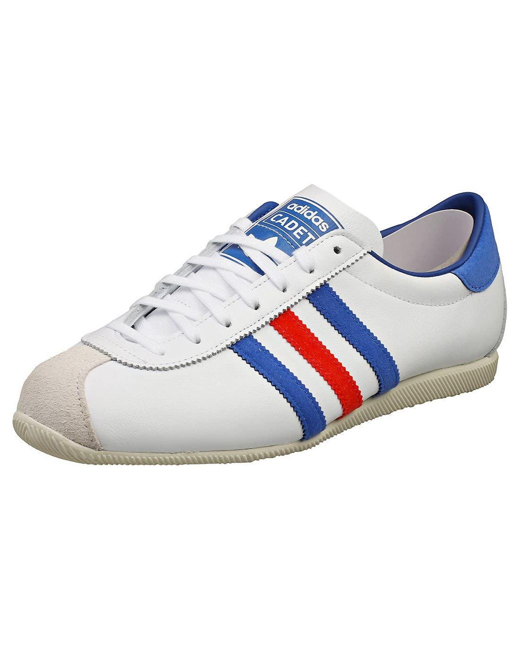 adidas Cadet Trainers - Wit/blauw/rood in het Wit | Lyst NL