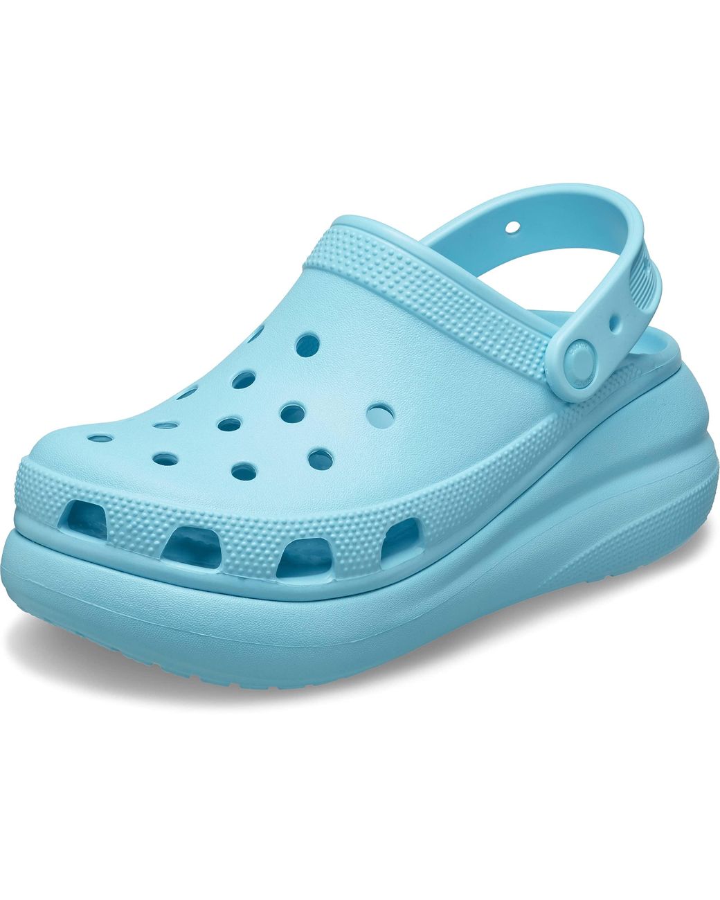 Crocs™ Adult Classic Crush Clogs | Platform Shoes in Blue | Lyst