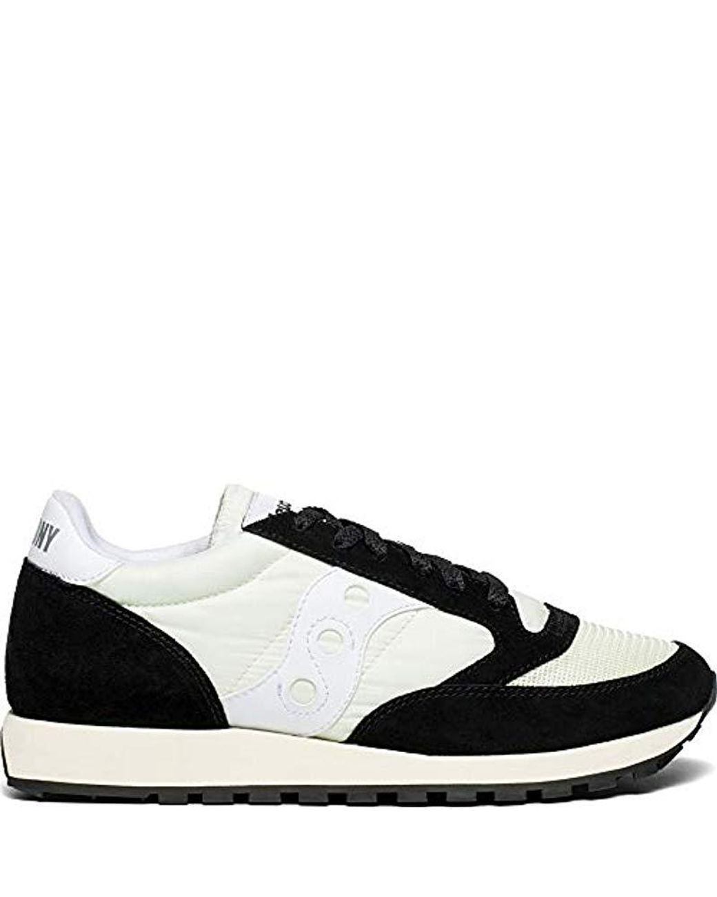 saucony black white