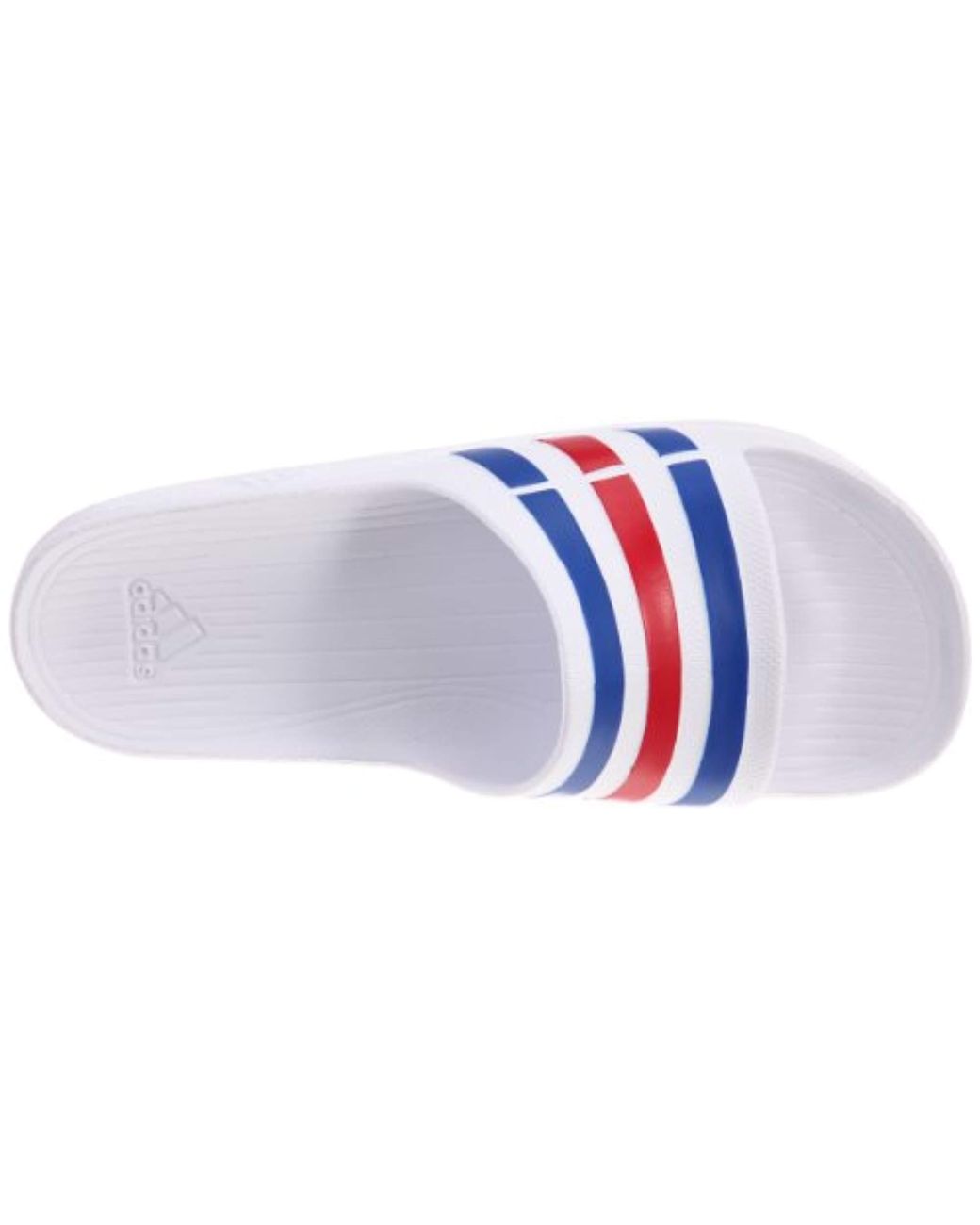 adidas Duramo Slide, 's Open Toe Sandals, White (white/true Blue/red), 11  Uk (46 Eu) for Men | Lyst UK
