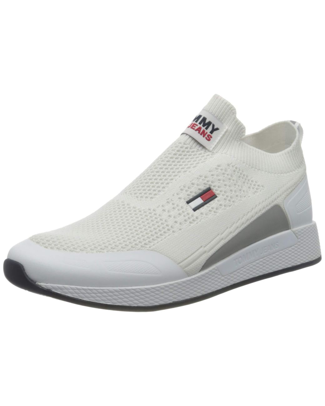 Tommy Hilfiger Flexi Sock Runner Sneaker in White for Men | Lyst UK