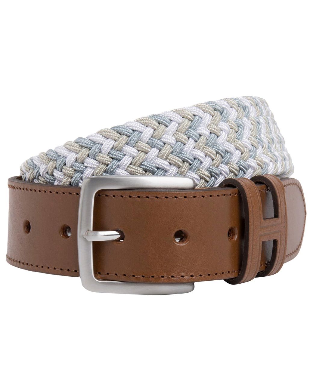 Hackett Hackett Multi Para Leather Belt L in Metallic for Men Lyst UK