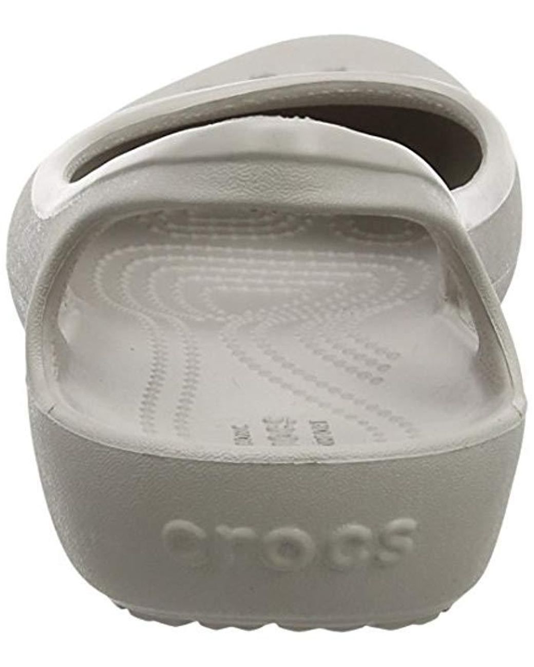 Crocs™ Kadee Slingback Closed-toe Sandals in Platinum (Gray) | Lyst
