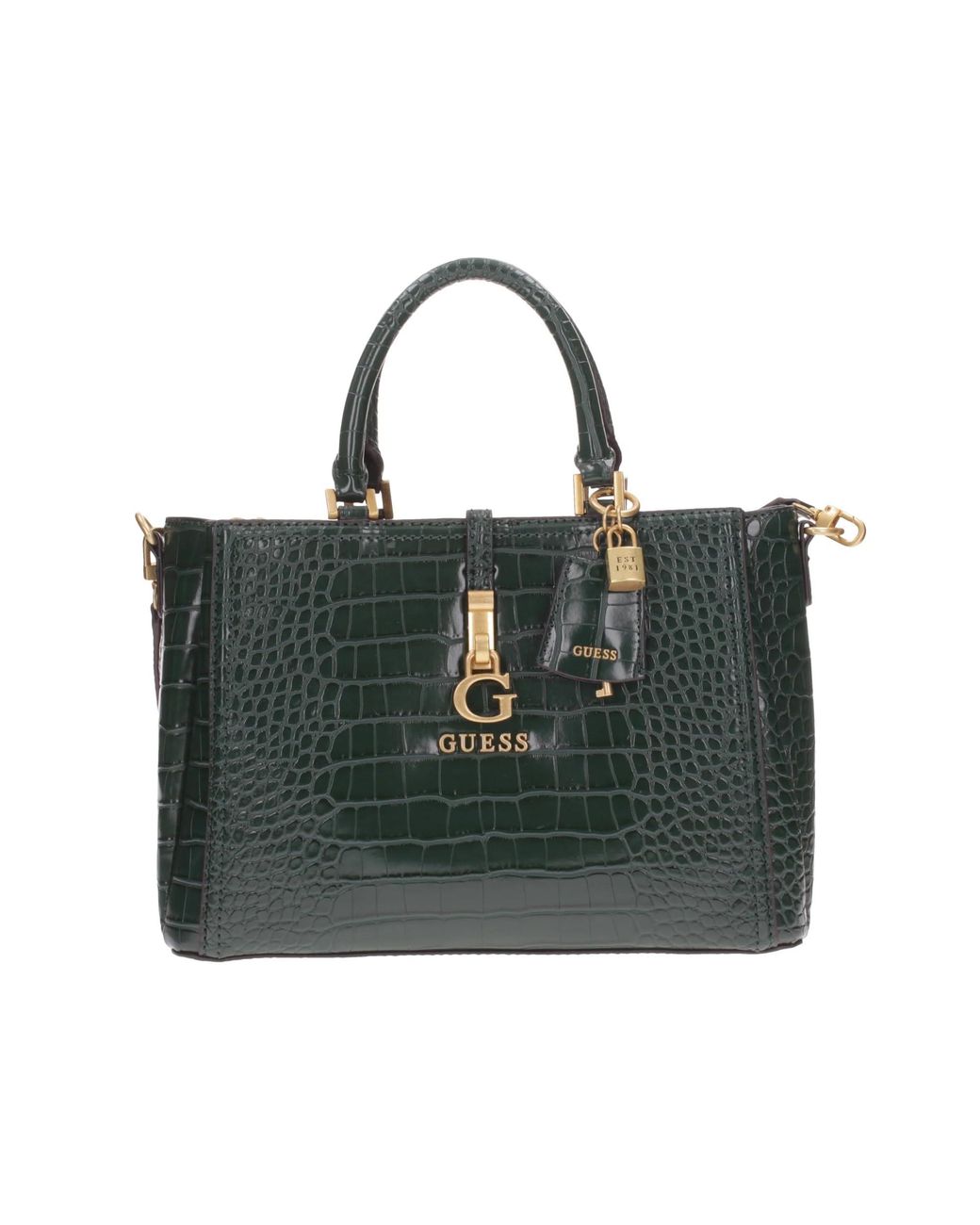 Guess G James Girlfriend Satchel Forest in Green Lyst UK