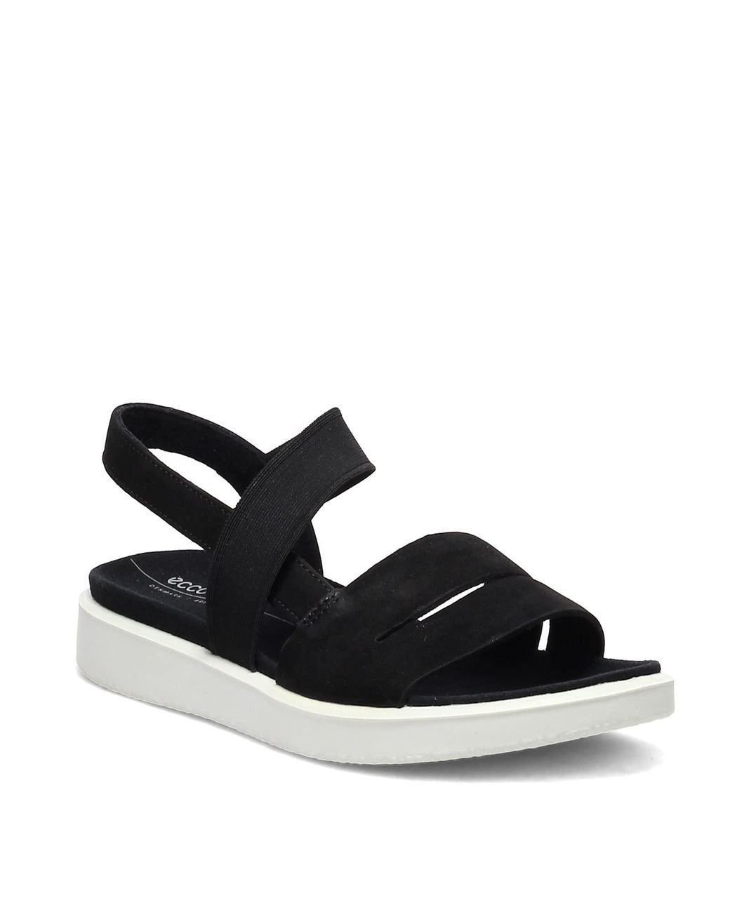 Ecco black sandals womens 2025