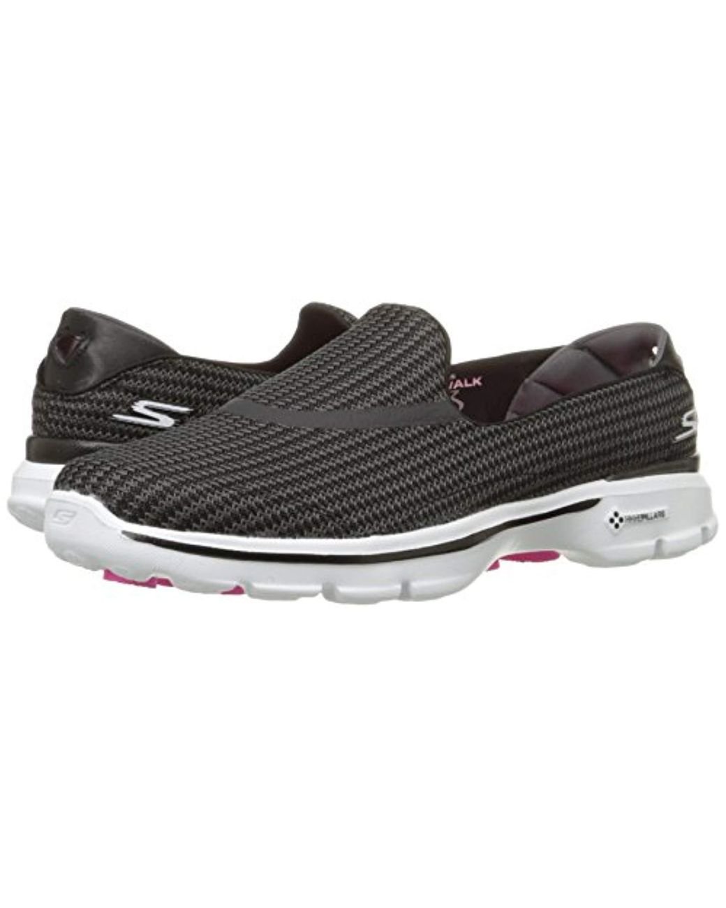 Skechers Gowalk 3 Walking Shoes in Black | Lyst UK