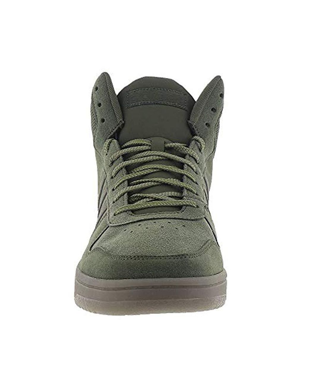 adidas Hoops 2.0 Mid Sneaker in Green for Men | Lyst