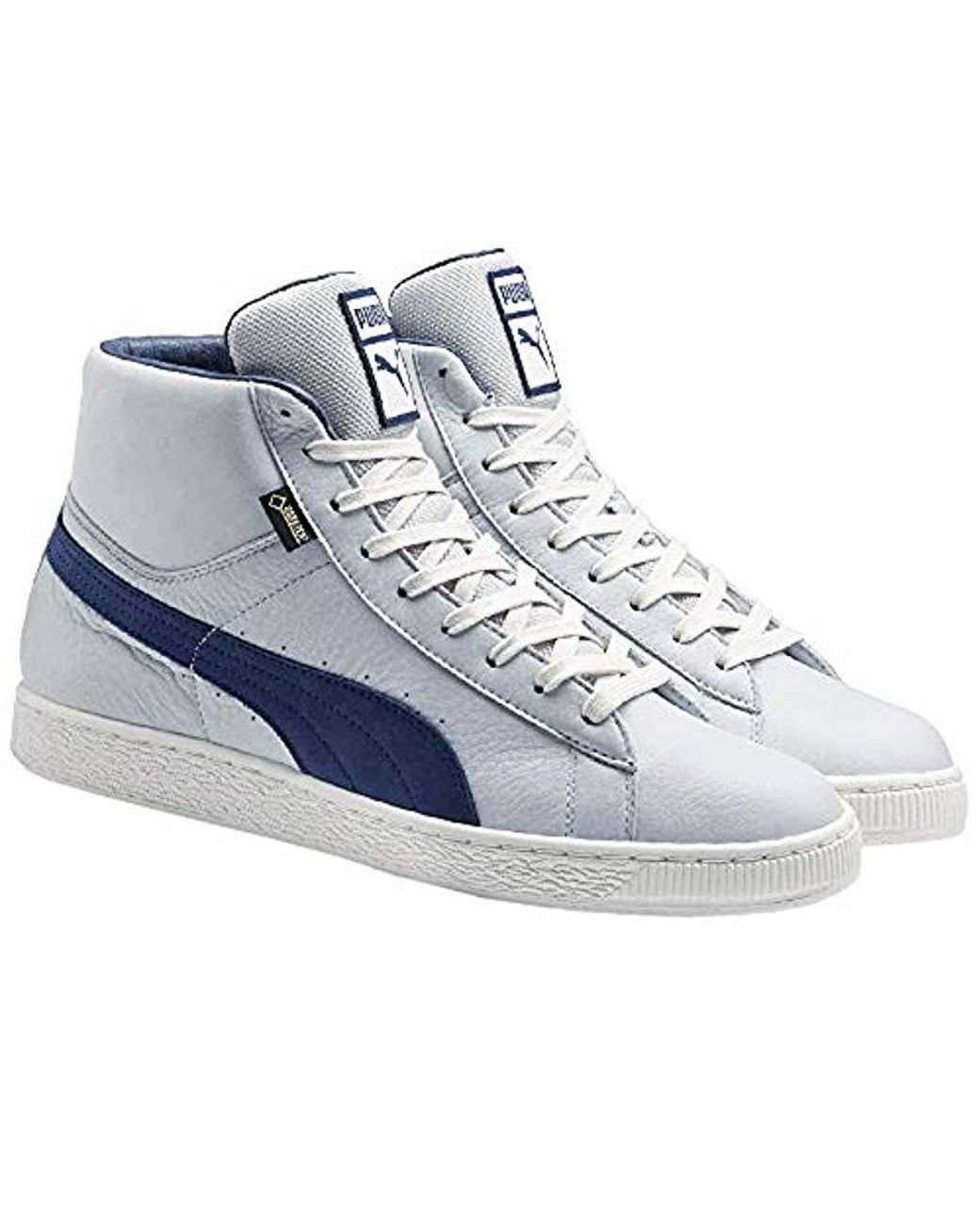 PUMA Basket Mid Gtx Gore-tex Footwear Grey S Trainers Sneaker Shoes in Grey  for Men | Lyst UK