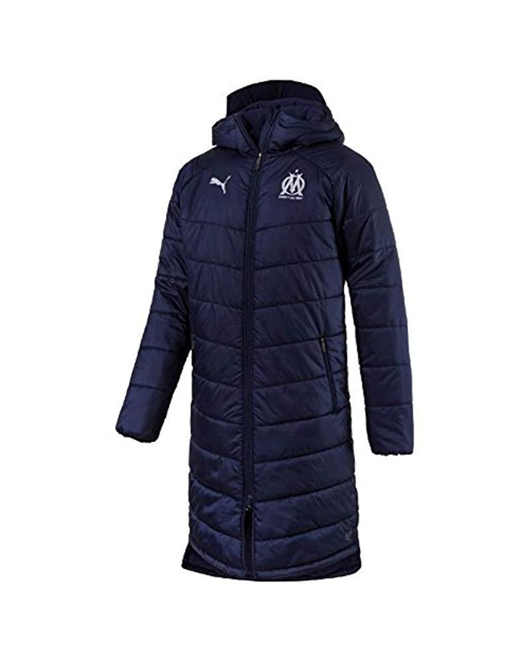 Doudoune Longue Bleue Om PUMA pour homme en coloris Bleu | Lyst