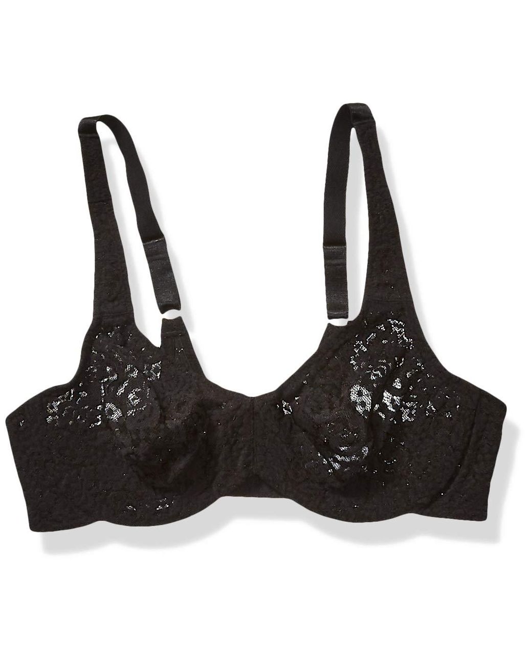 Wacoal Plus-size Halo Lace Full Coverage Underwire Bra in Black - Save 3% - Lyst