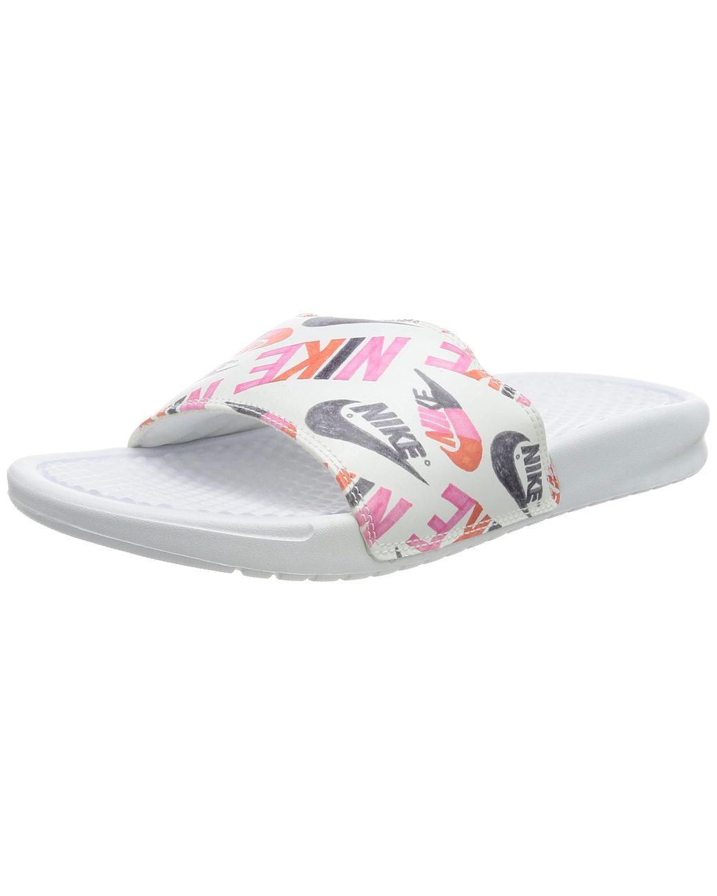 Nike S WMNS Benassi JDI Print Running Shoe in Pink - Sparen Sie 40% - Lyst