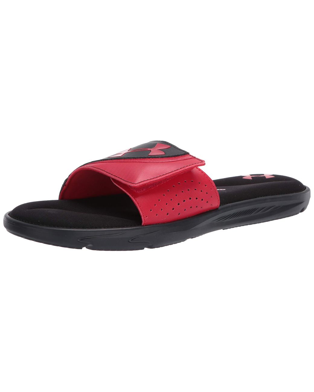 under armour slides red