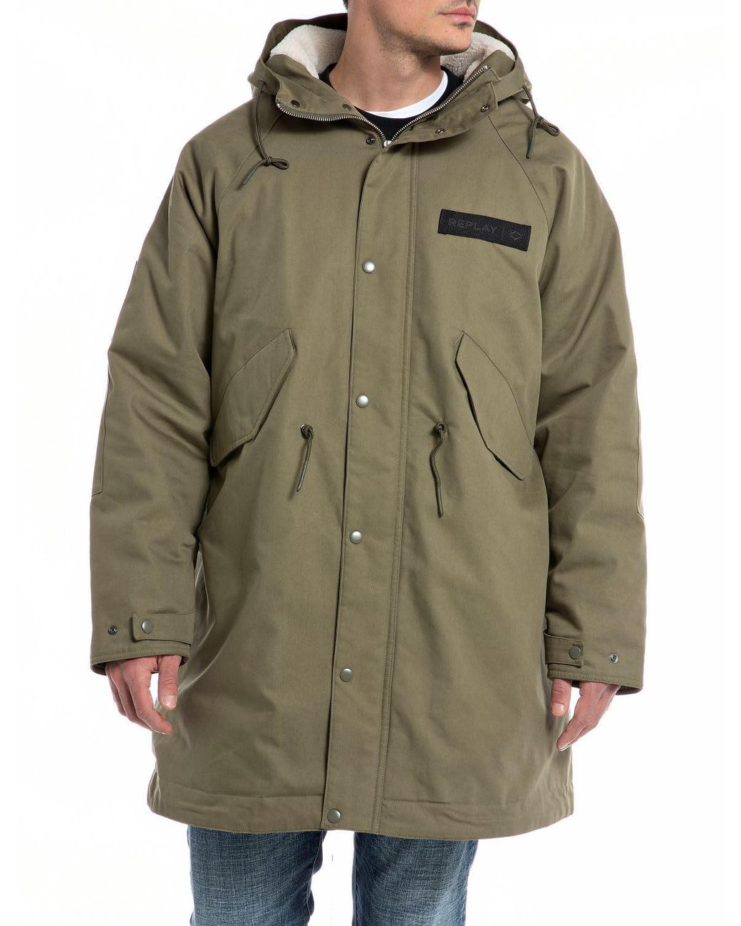 Replay parka jacket best sale