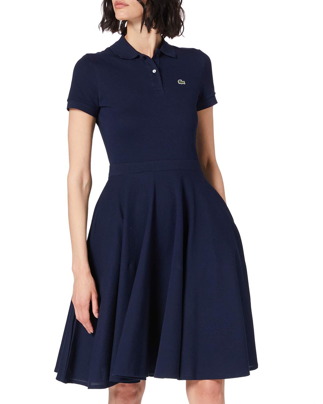 Robe polo lacoste bleu marine new arrivals