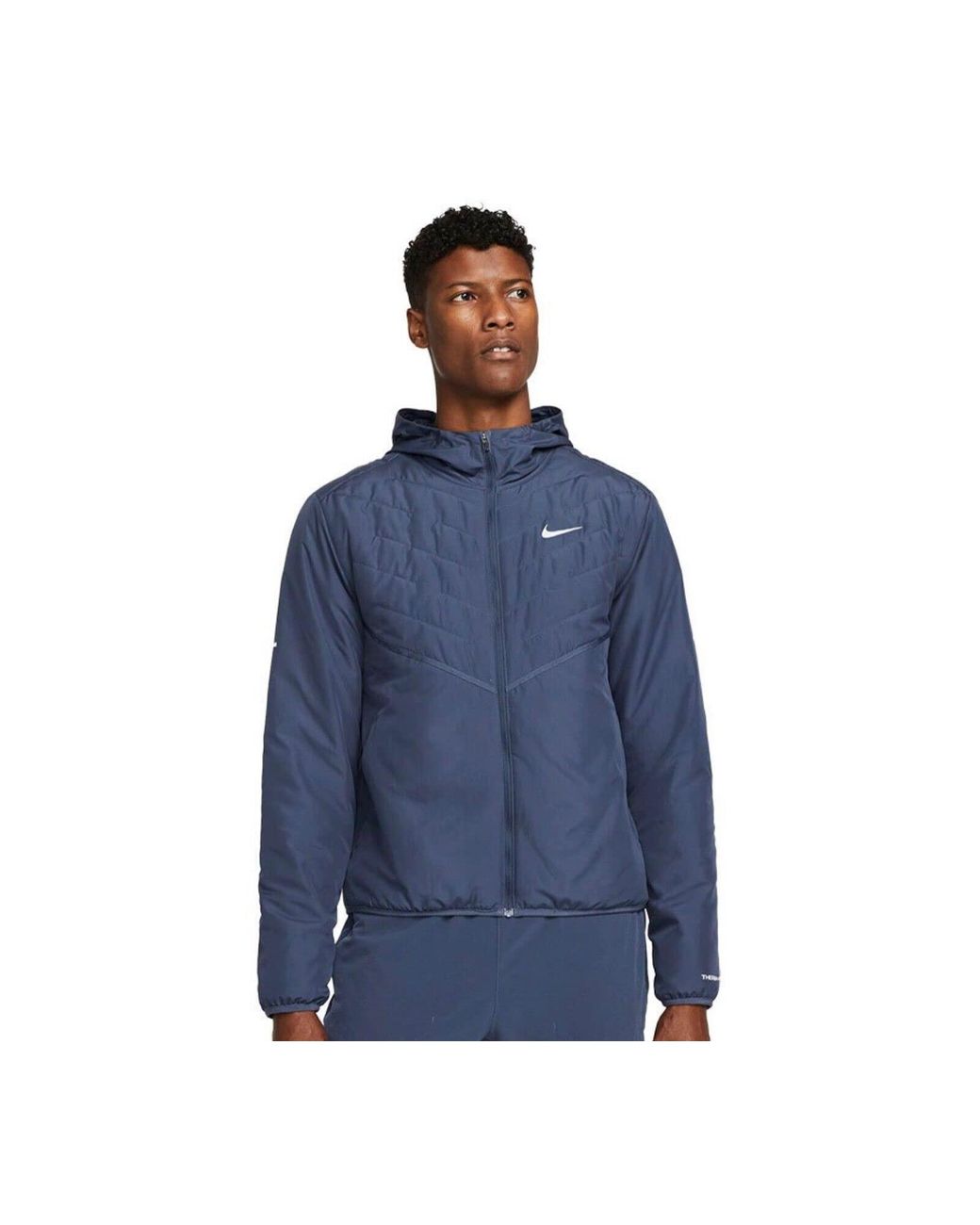 Nike S Light Puffer Jacket Sport Blue Therma Fit Repel Synthetic Fill  Running Sports Blue Size Medium M for Men | Lyst UK