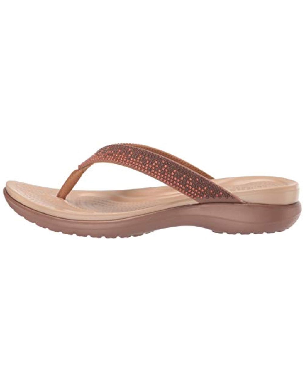 Crocs capri shop v diamante flip