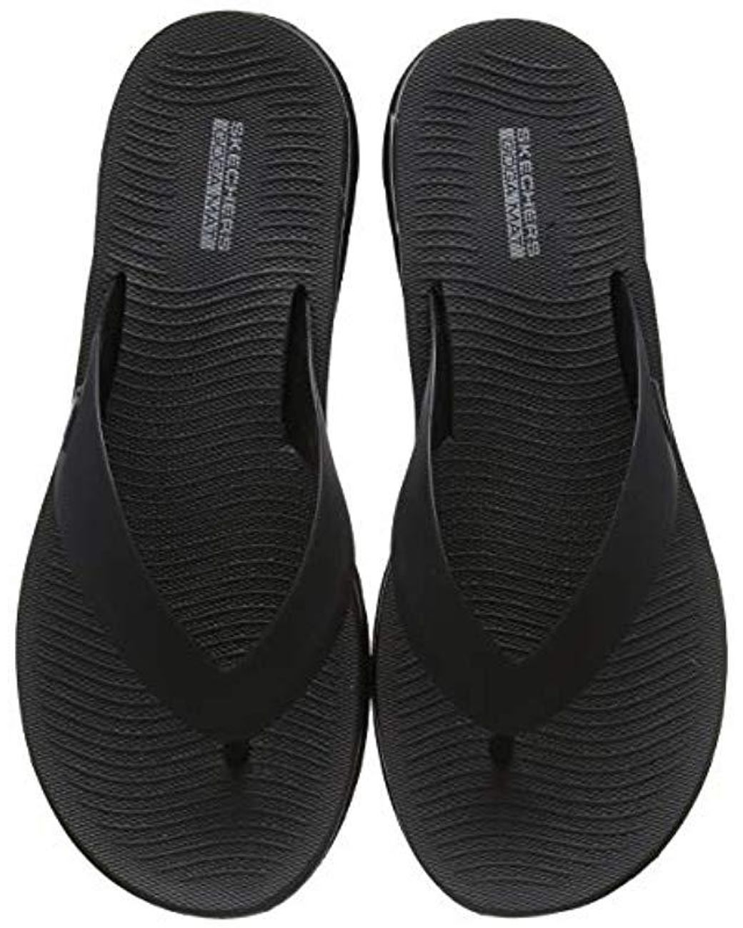skechers sandals negro
