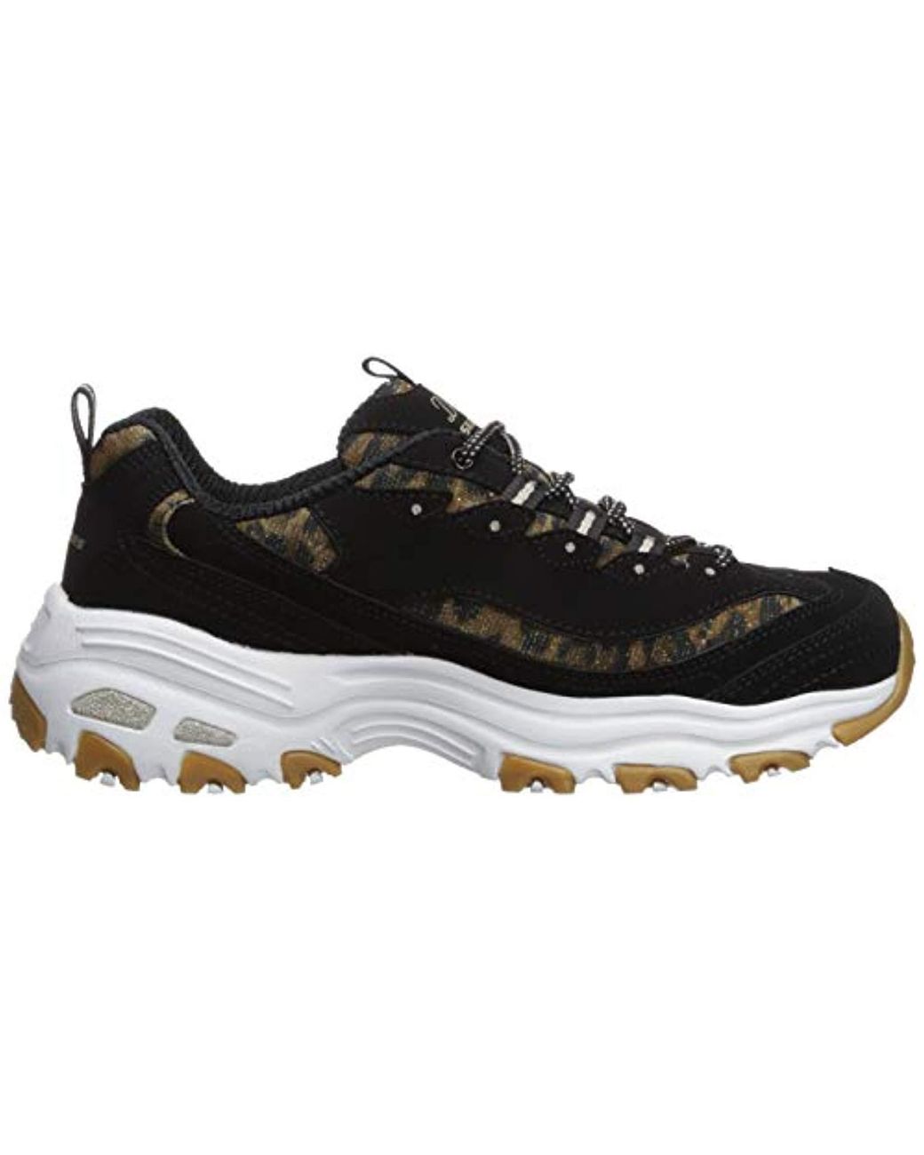 skechers d lite leopard