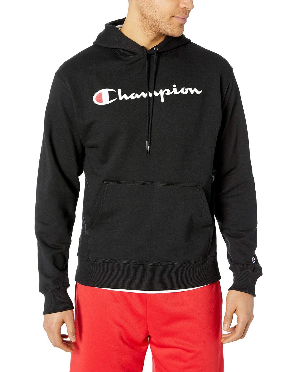 Champion Cotton Heavy Weight Jersey Hoodie in Black for Men - Save 79% -  Lyst