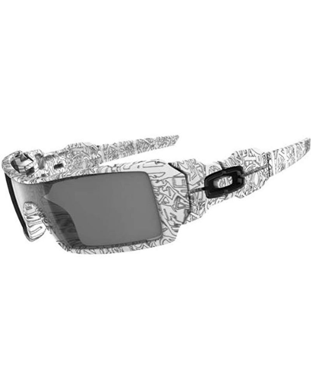 Oakley Oil Rig Sunglasses in White for Men | Lyst