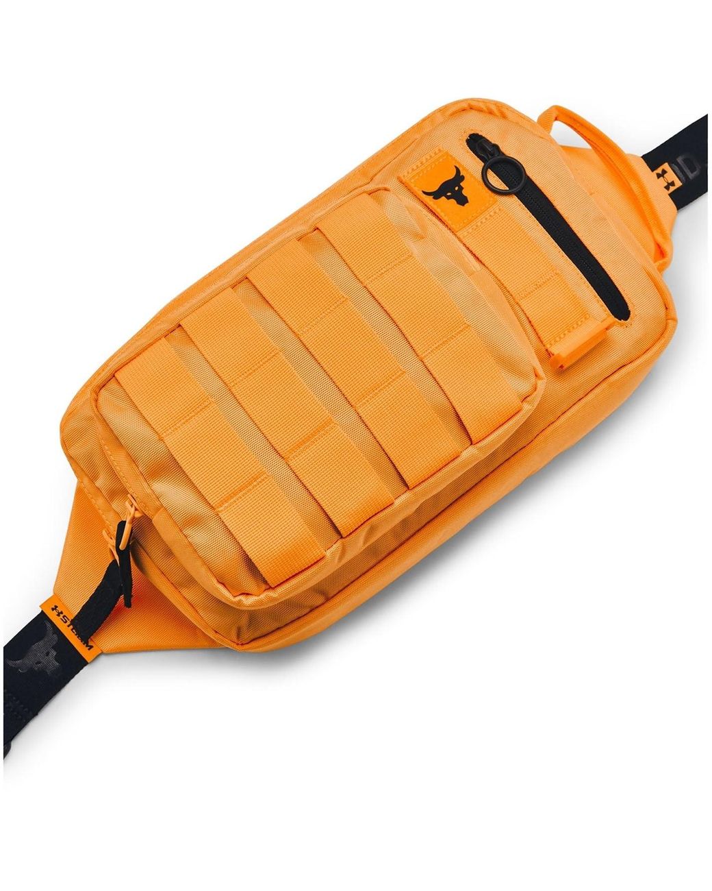 Under Armour Ua Project Rock Waist Bag Running Belt in Orange for