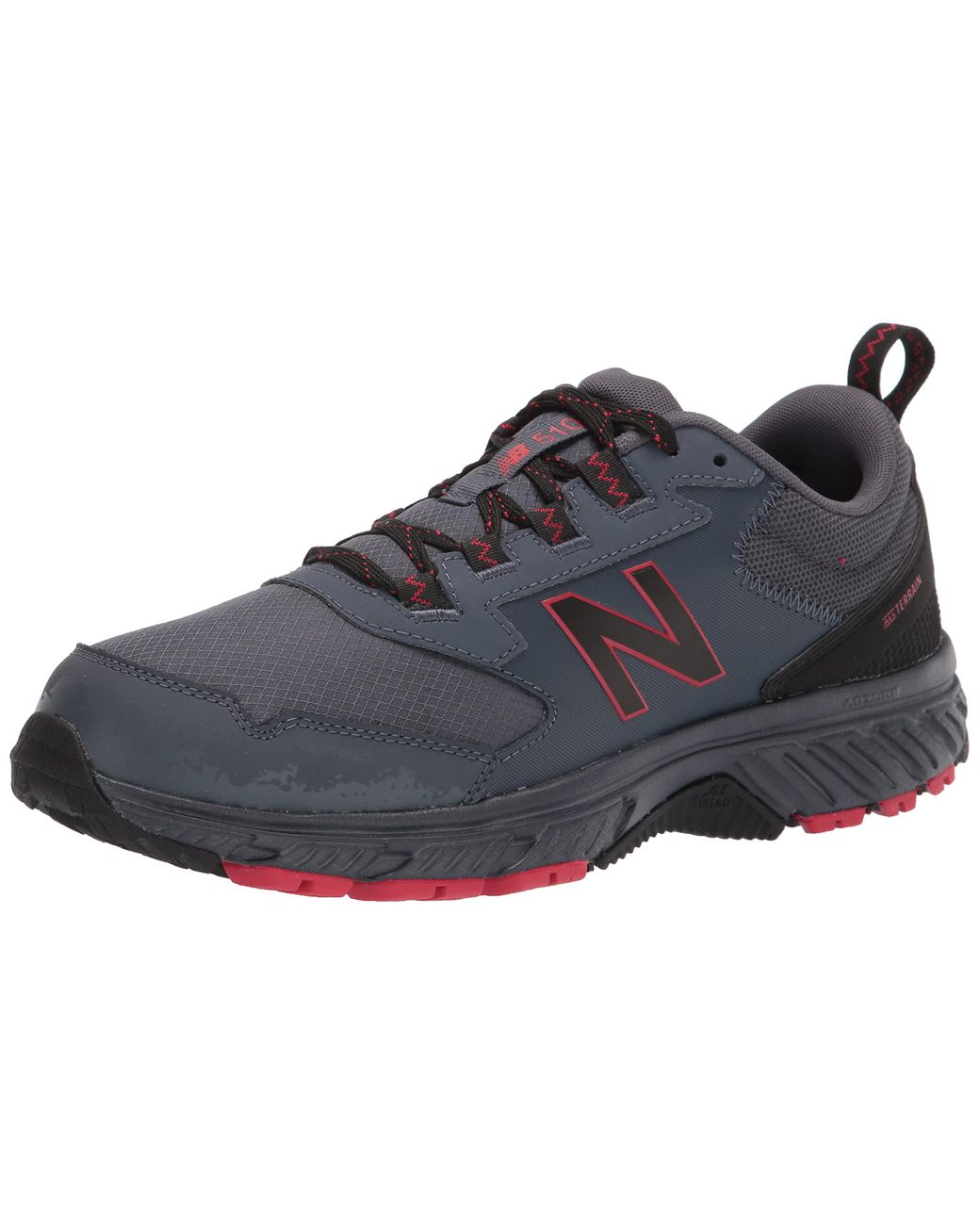 New Balance 510 V5 Trail Running Shoe in Black/Red (Blue) for Men | Lyst