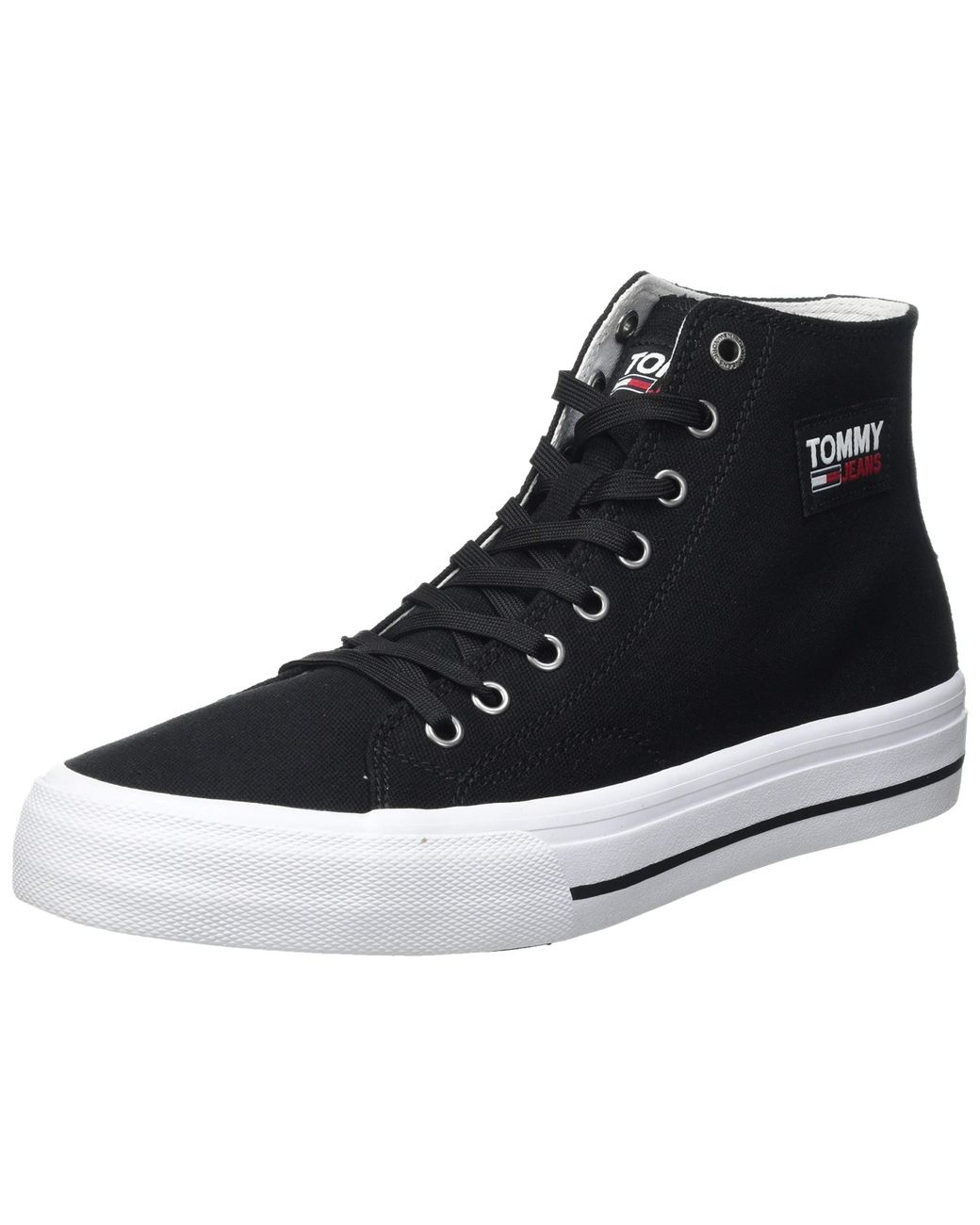 Tommy Hilfiger Mid Cut Long Lace Up Vulc Mittlerer Schnürschuh in Weiß für  Herren | Lyst DE