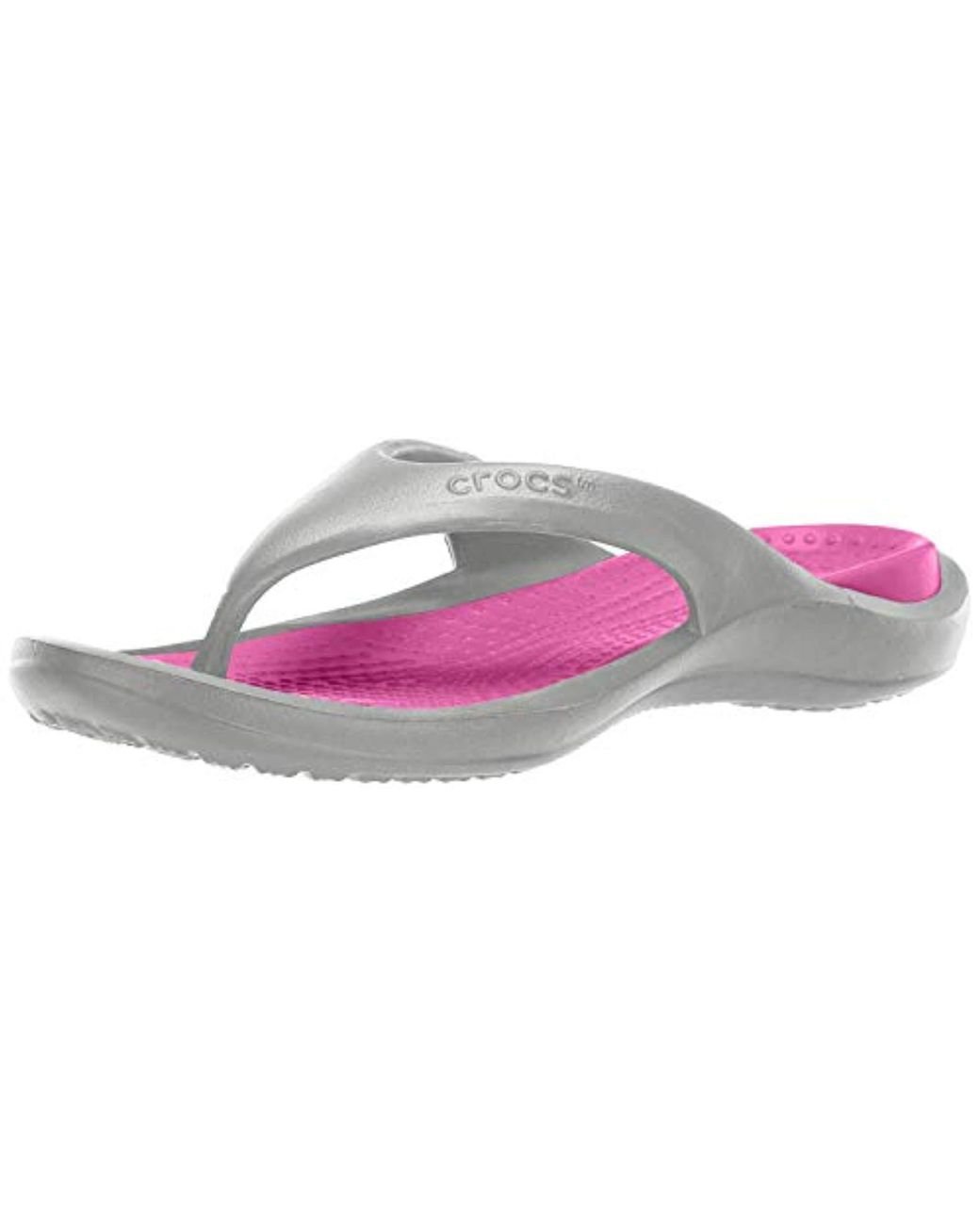 Crocs™ Unisex Adults' Athens Flip Flops in Grey | Lyst UK