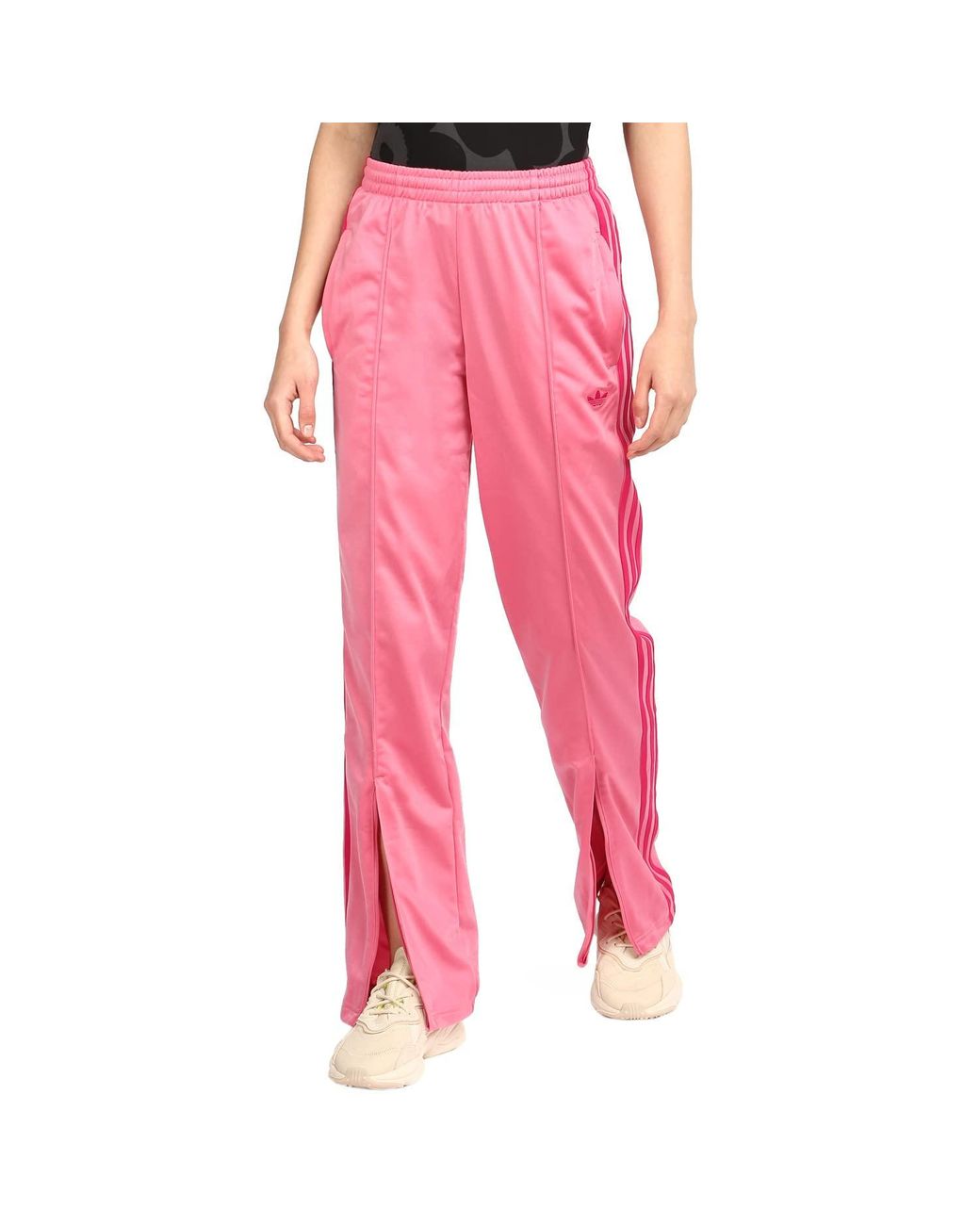 adidas Flared Firebird Sportbroek in het Roze Lyst NL