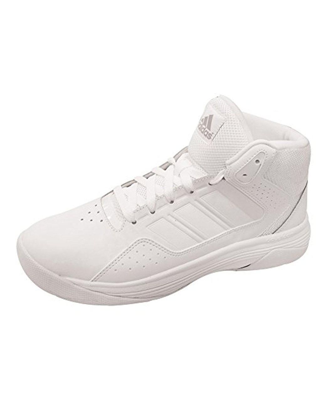 adidas Rubber Performance Cloudfoam Ilation Mid Basketball Shoe in White  for Men | Lyst