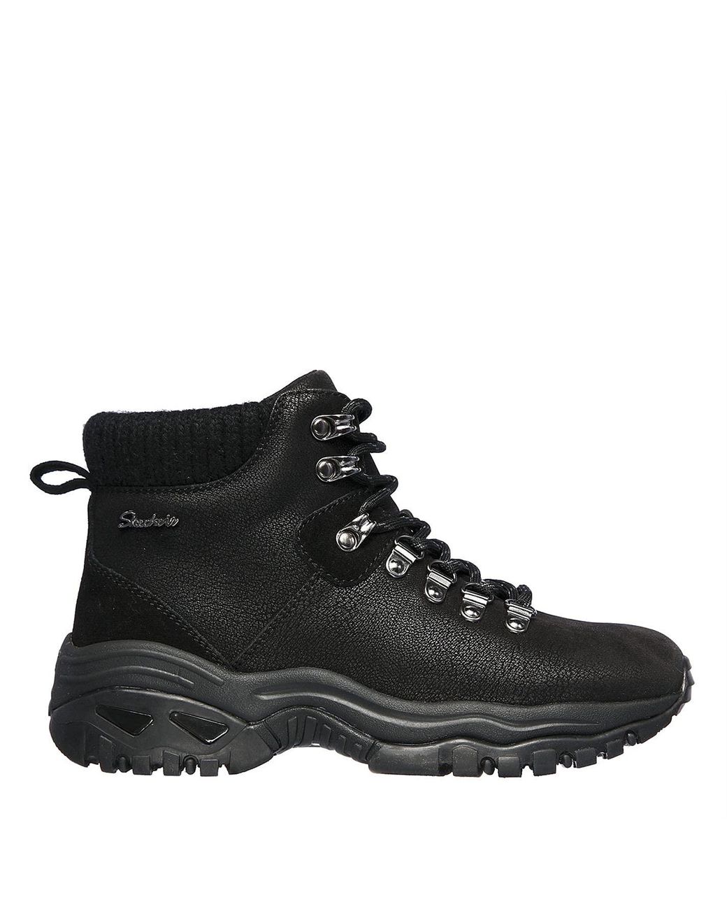 Skechers S Energy Moon Hour Chukka Boots Lace Up Black 8 | Lyst UK