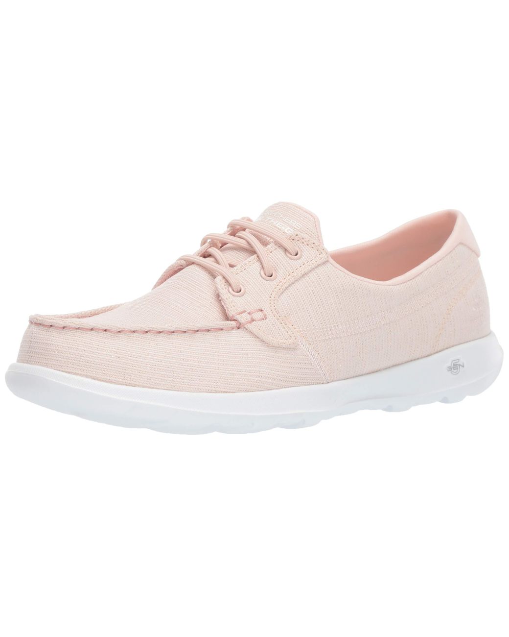 Skechers Go Walk Lite-16422 Boat Shoe in Pink | Lyst