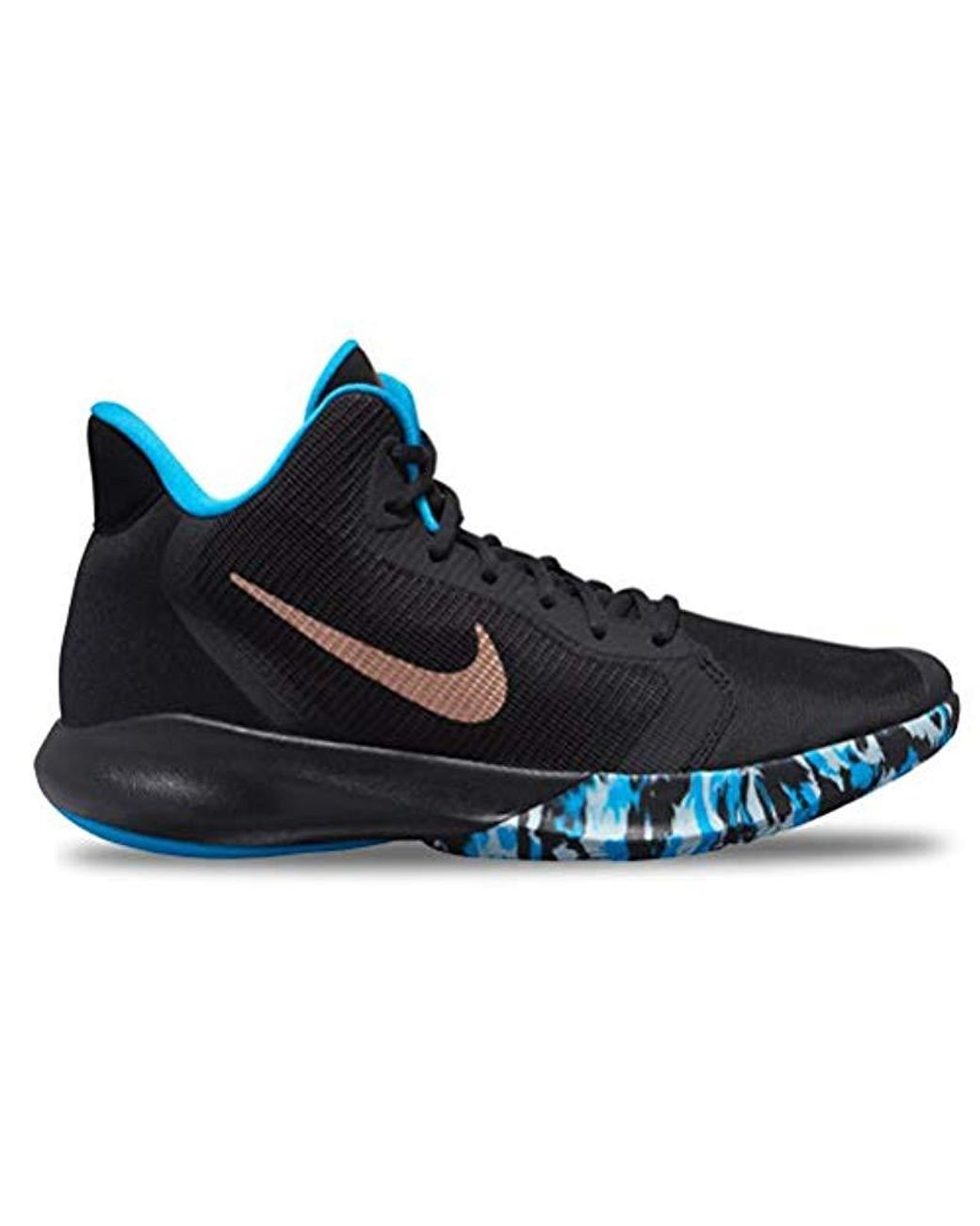 Nike Precision Iii Basketball Shoe in Black for Men | Lyst