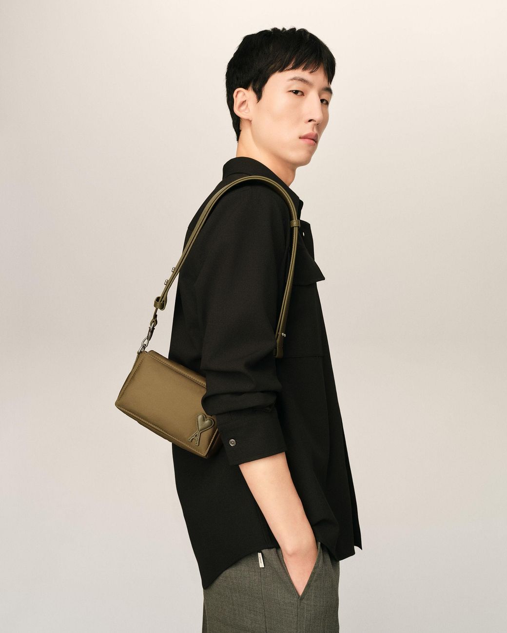 AMI Natural Nylon Marcel Lunch Box Bag