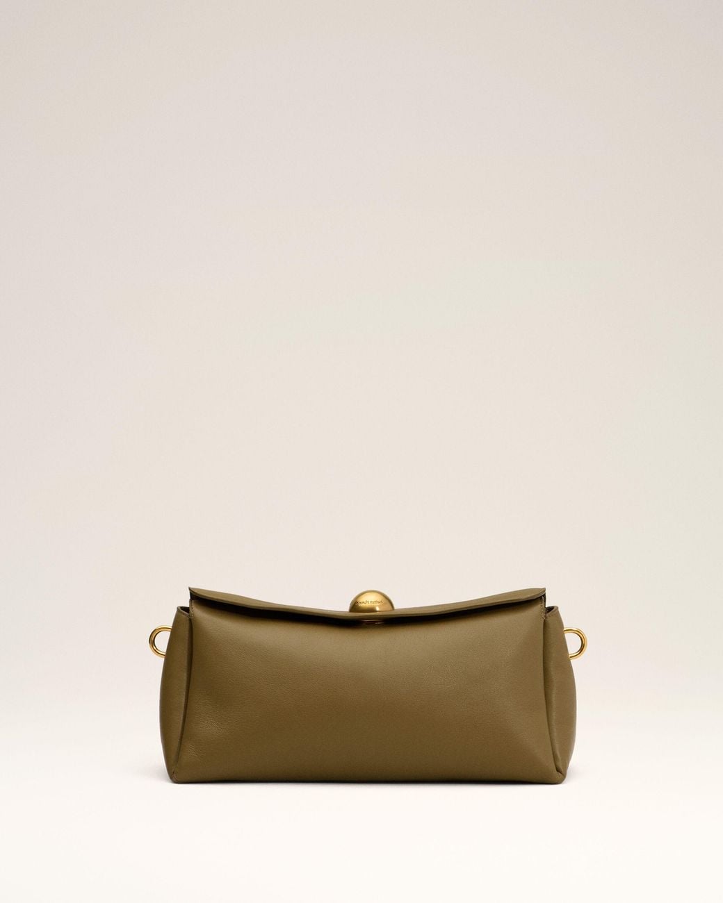 AMI Natural Leather Carrousel Bag