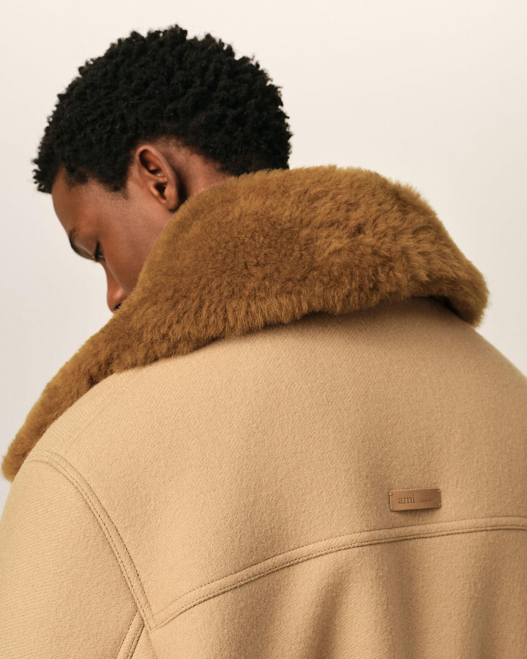 AMI Natural Wool Padded Jacket
