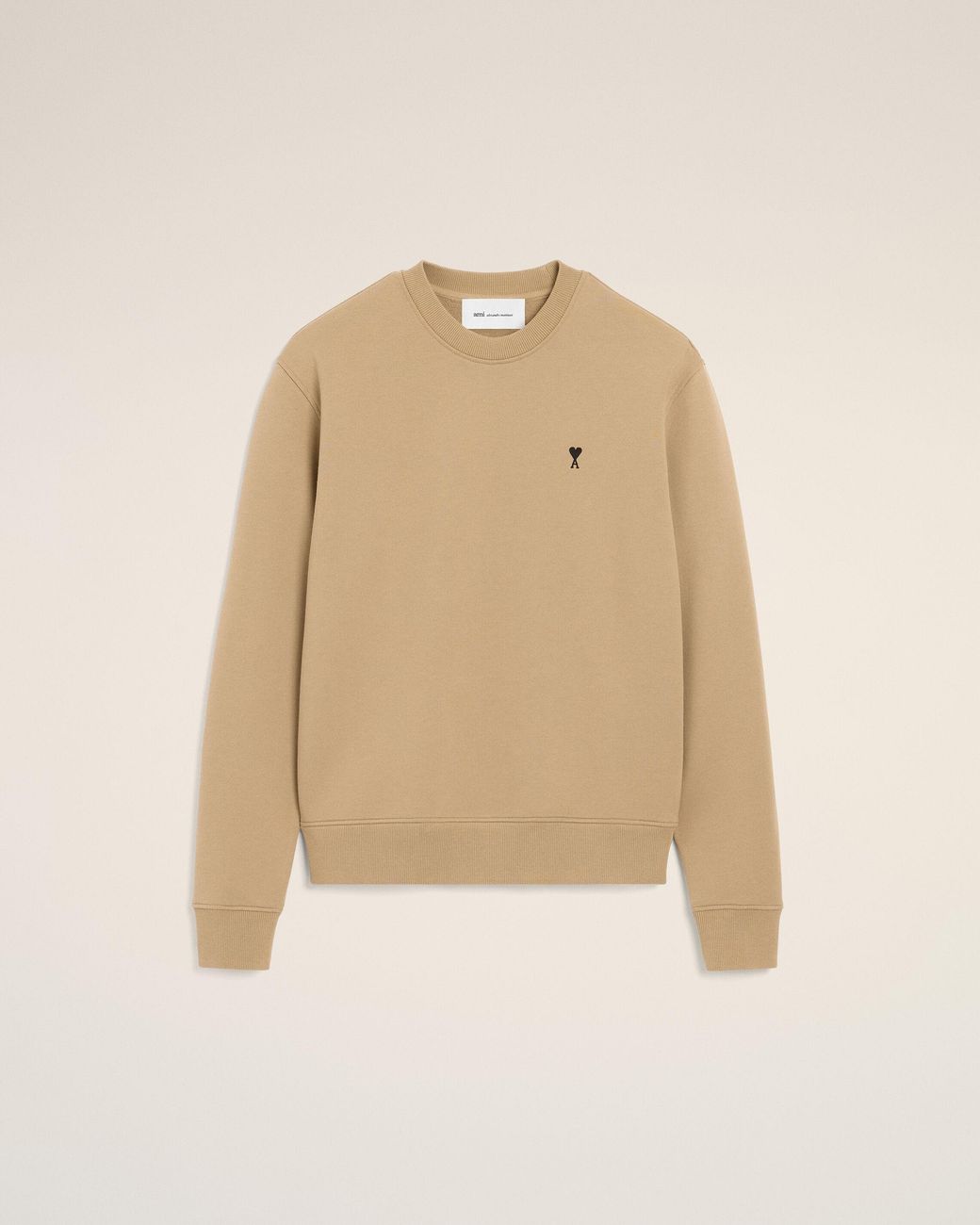 AMI Natural Cotton Sweatshirt With Ami De Coeur for men