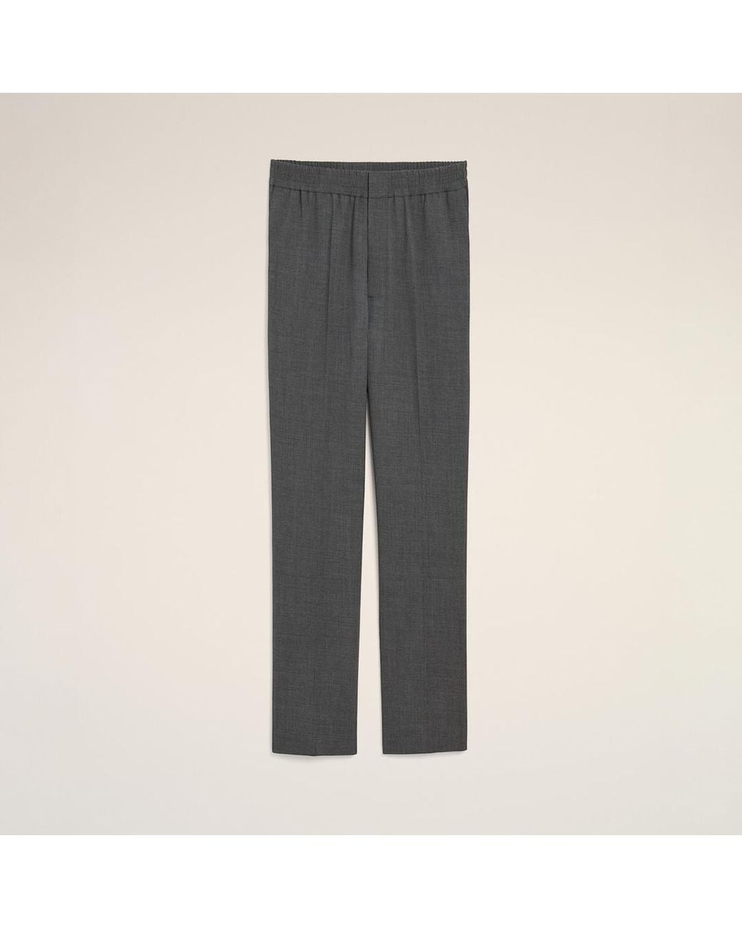 AMI Multicolor Elasticated-Waist Wool Trousers for men